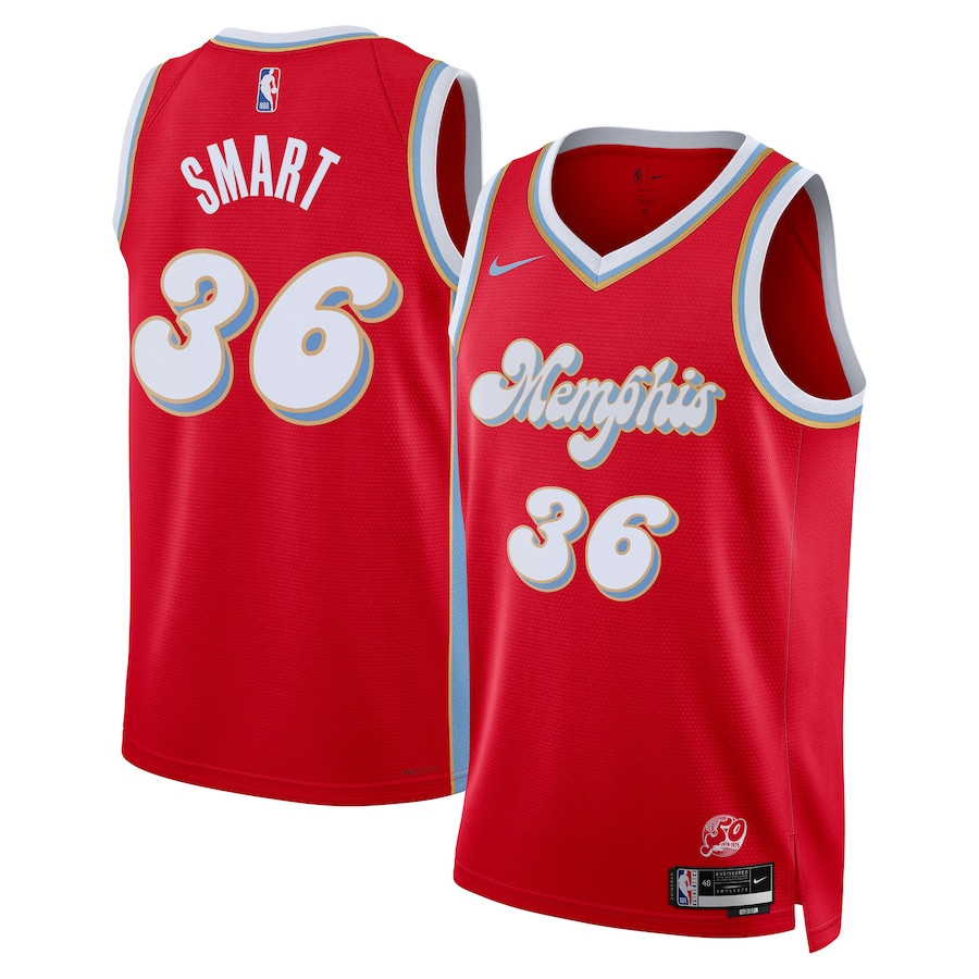 Marcus Smart Memphis Grizzlies City Edition Swingman 2024-2025 Men Jersey - All Stitched