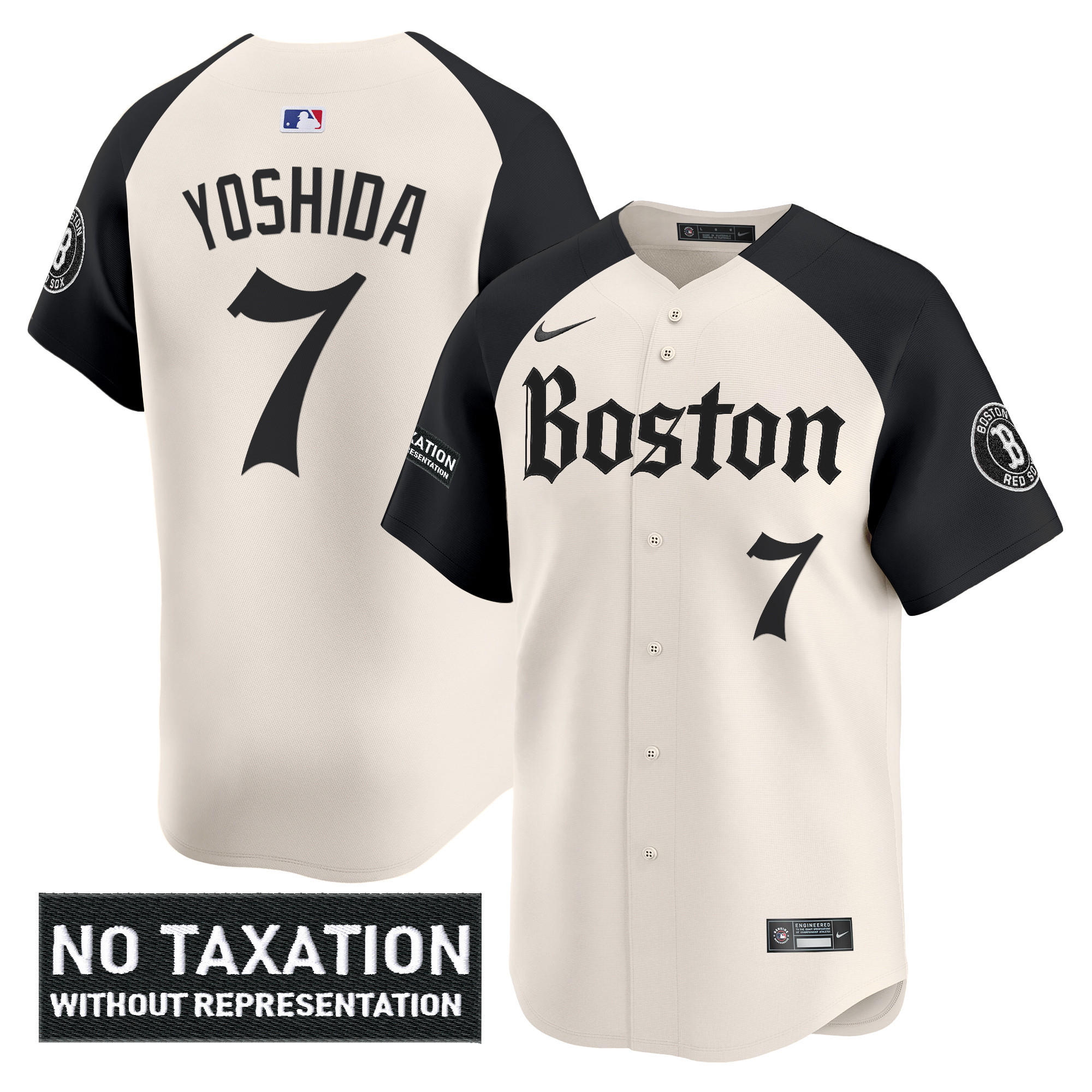 Masataka Yoshida Men's Boston Red Sox Retro Newspaper Edition Vapor Premier Limited Alternate Jersey - All Stitched