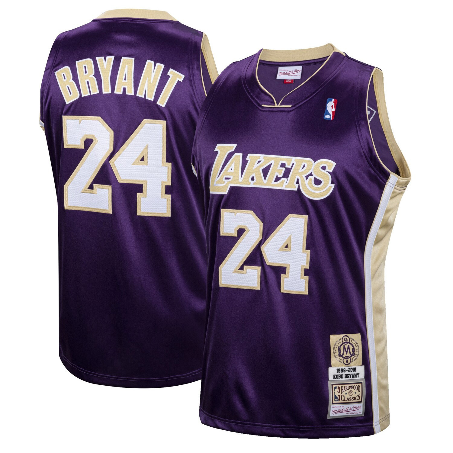 Men's 2023 Kobe Bryant Los Angeles Lakers Collection Hardwood Purple Jersey - All Stitched