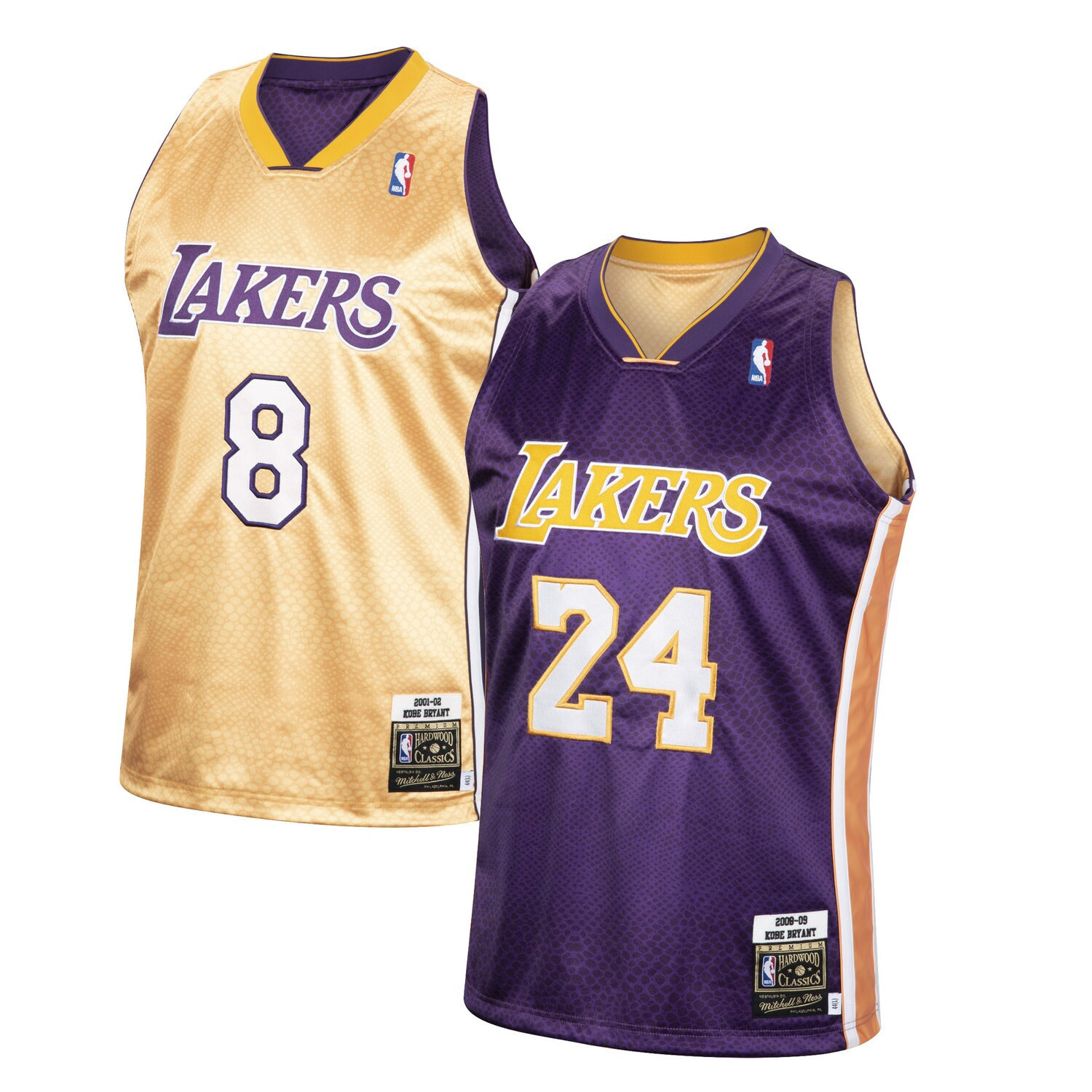 Men's 2023 Kobe Bryant Los Angeles Lakers Collection Reversible Jersey - All Stitched