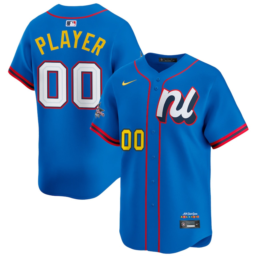 Men's American League/ National League 2025 All-Star Edition Custom Limited Blue (NL) Jersey