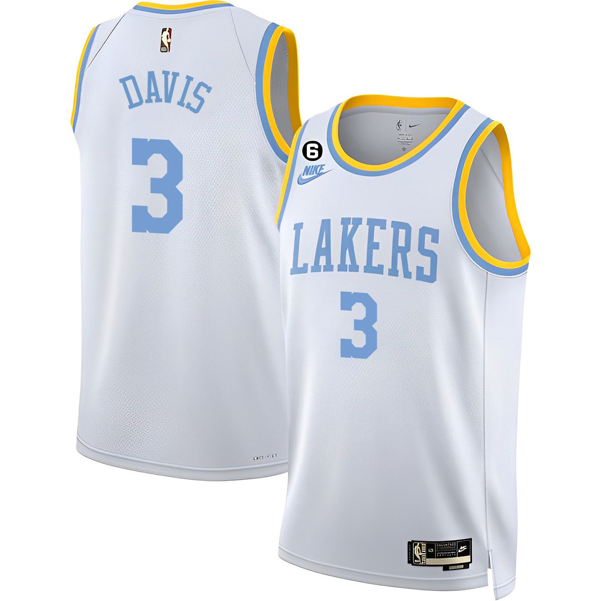 Men's Anthony Davis Los Angeles Lakers 2023 Classic Edition Jersey - All Stitched