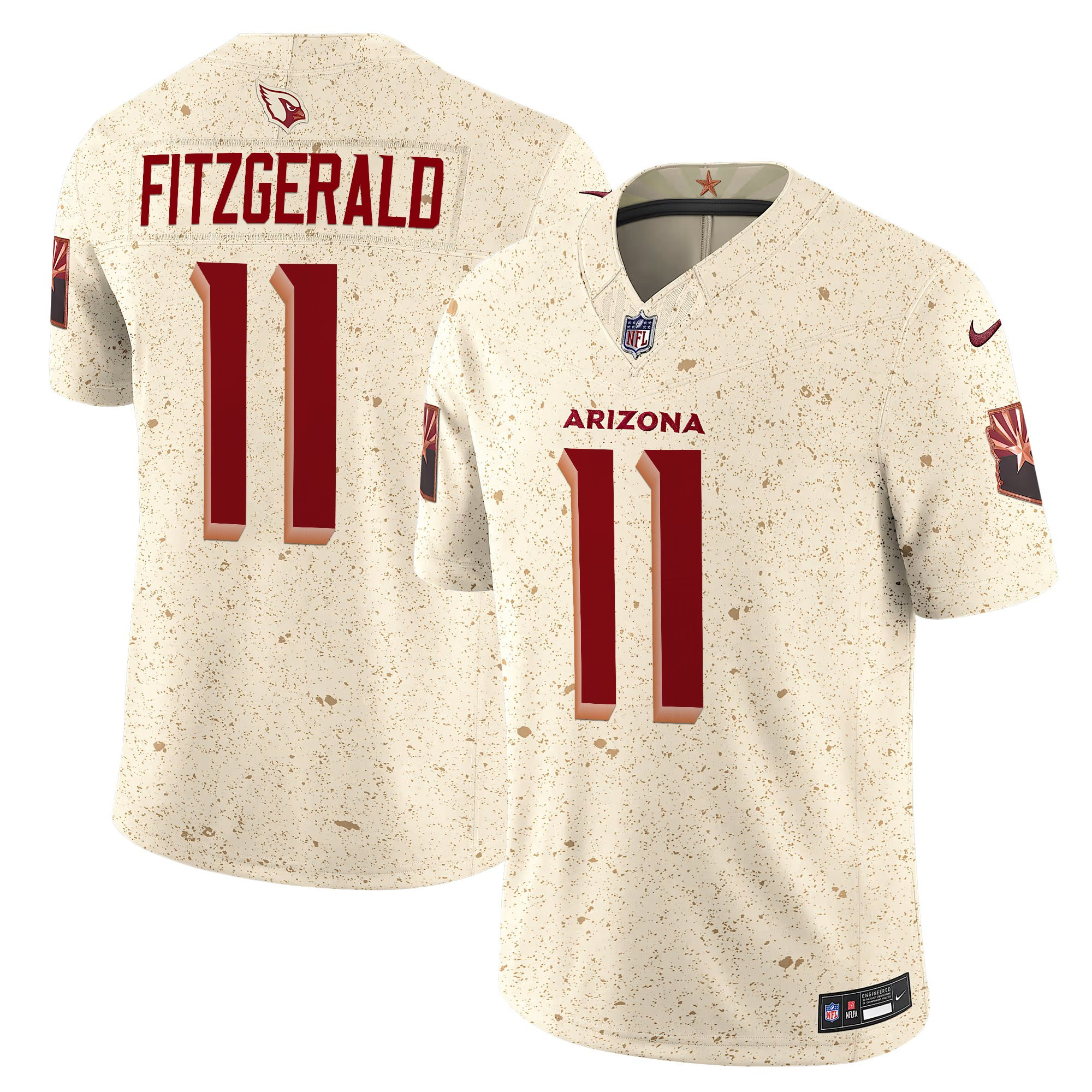Men's Arizona Cardinals 2025 Rivalries Vapor Limited Larry Fitzgerald Jersey - All Stitched