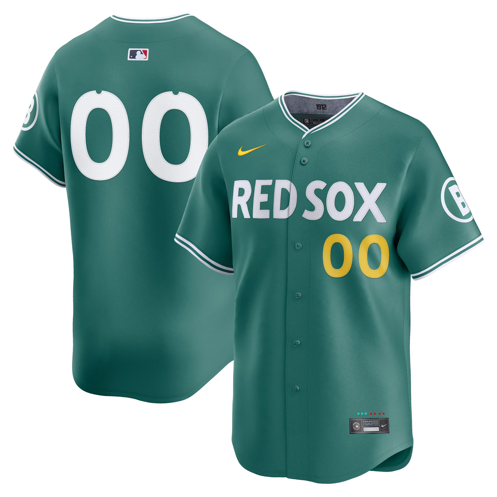 Men's Boston Red Sox 2025 City Connect Vapor Premier Limited Custom Jersey V3 - All Stitched