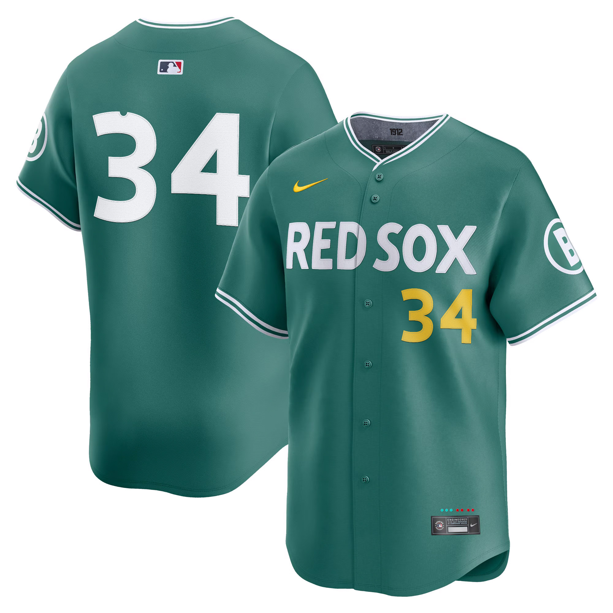 Men's Boston Red Sox 2025 City Connect Vapor Premier Limited David Ortiz Jersey V3 - All Stitched
