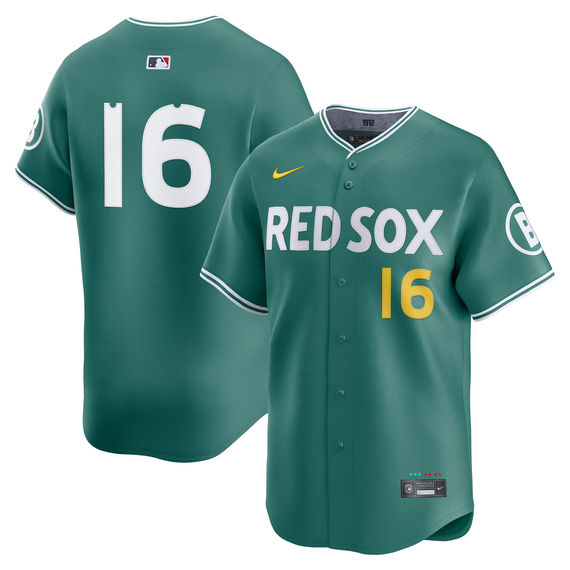 Men's Boston Red Sox 2025 City Connect Vapor Premier Limited Jarren Duran Jersey V3 - All Stitched
