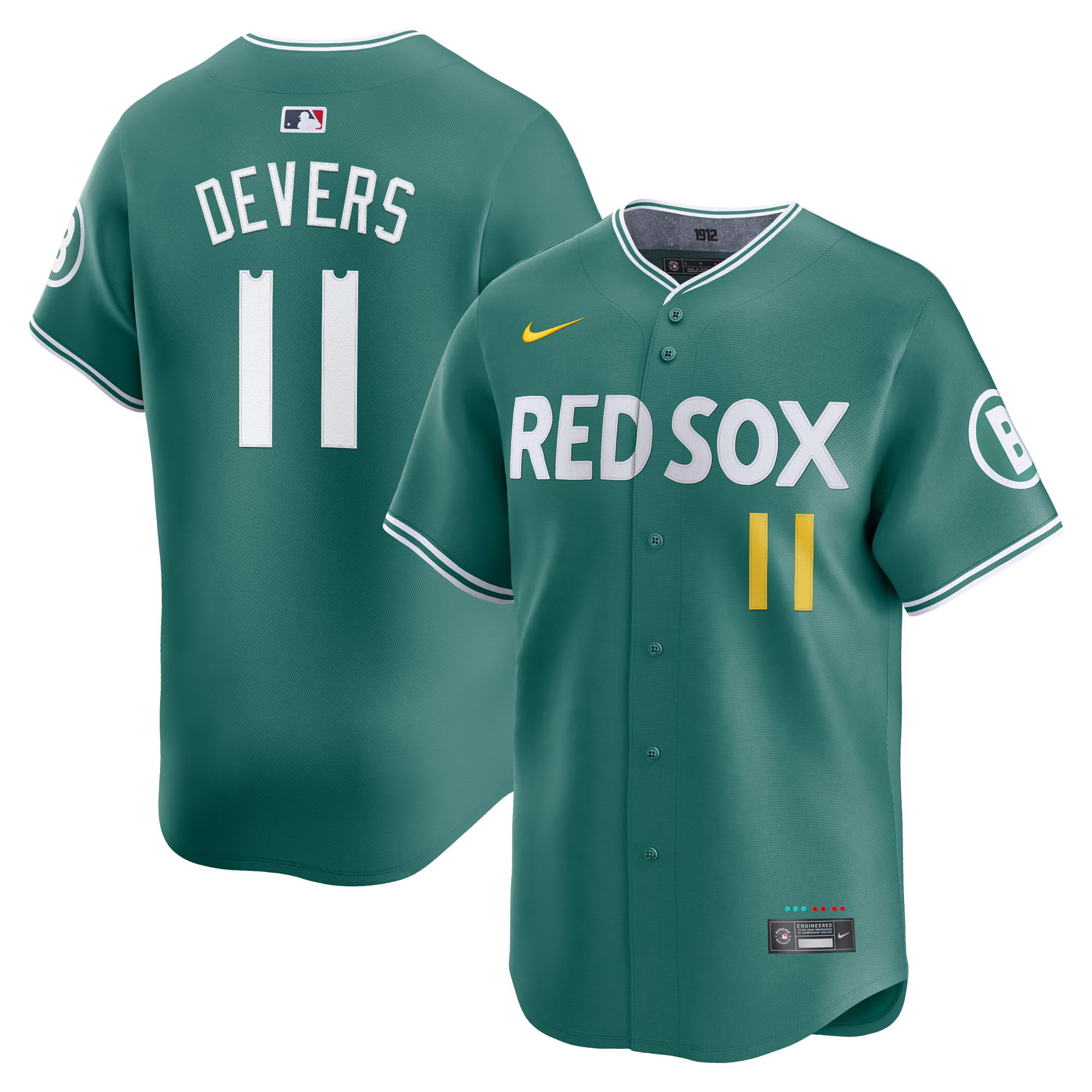 Men's Boston Red Sox 2025 City Connect Vapor Premier Limited Rafael Devers Jersey V2 - All Stitched
