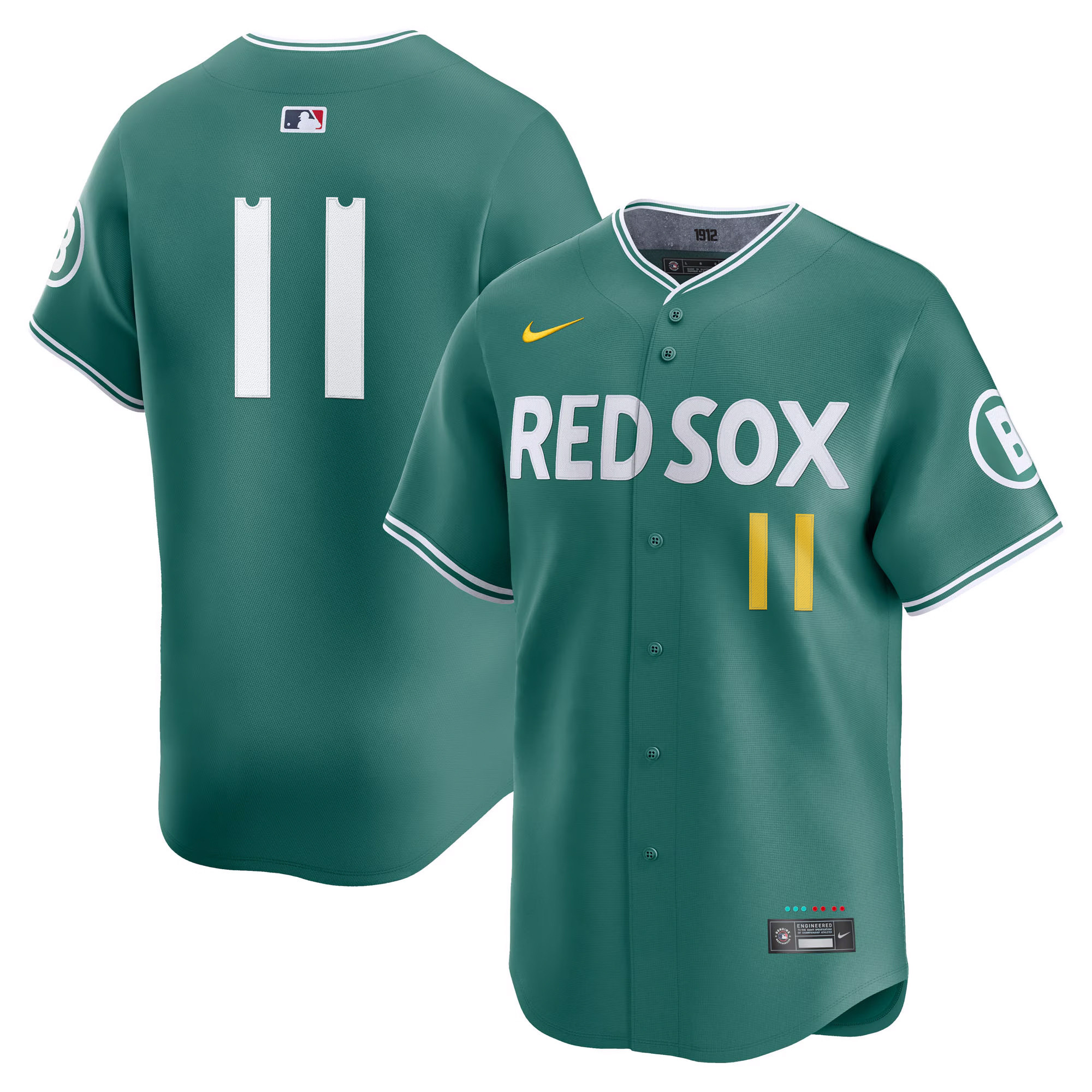 Men's Boston Red Sox 2025 City Connect Vapor Premier Limited Rafael Devers Jersey V3 - All Stitched