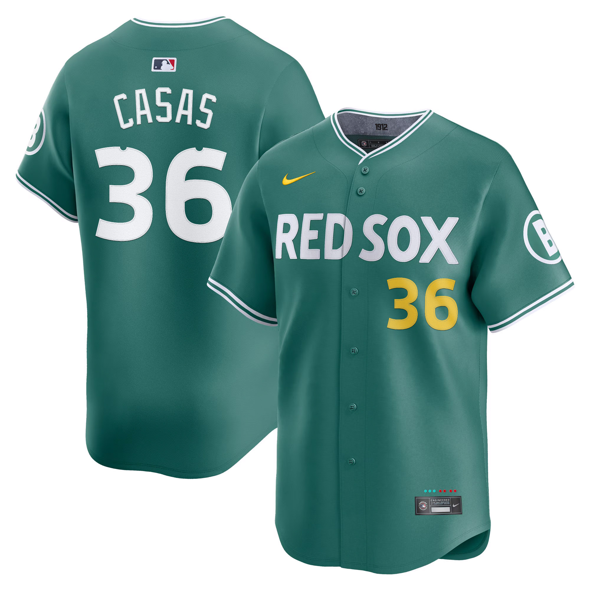 Men's Boston Red Sox 2025 City Connect Vapor Premier Limited Triston Casas Jersey V2 - All Stitched