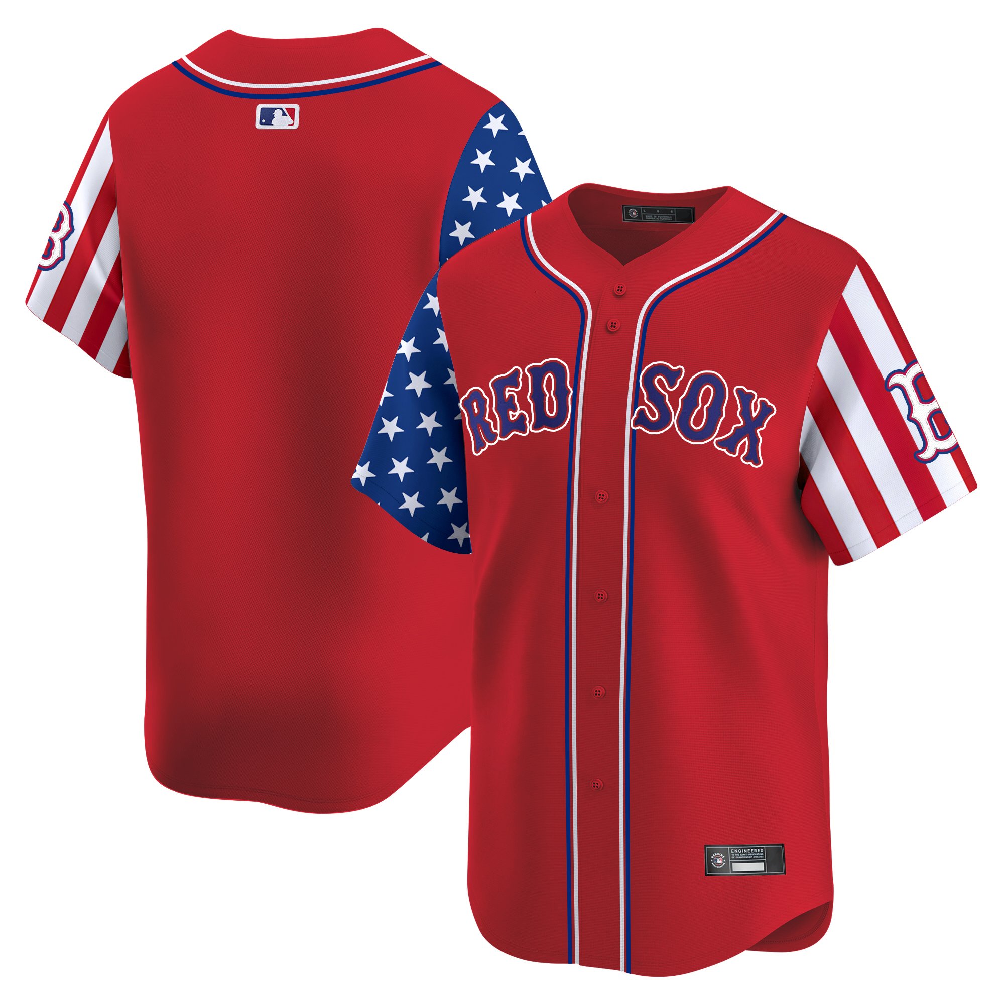 Men's Boston Red Sox 2025 Memorial Day Vapor Premier Limited Red Jersey - All Stitched