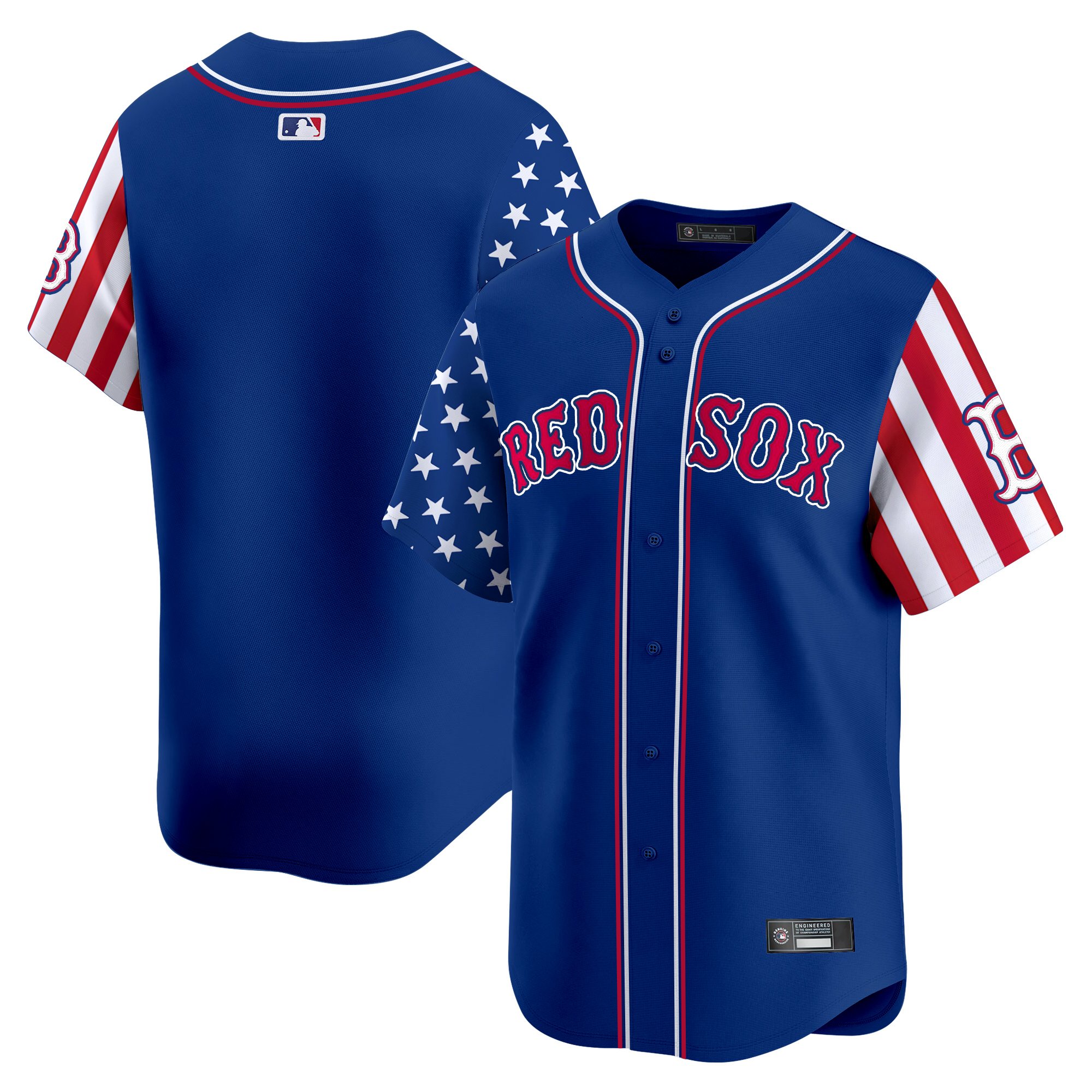 Men's Boston Red Sox 2025 Memorial Day Vapor Premier Limited Royal Jersey - All Stitched