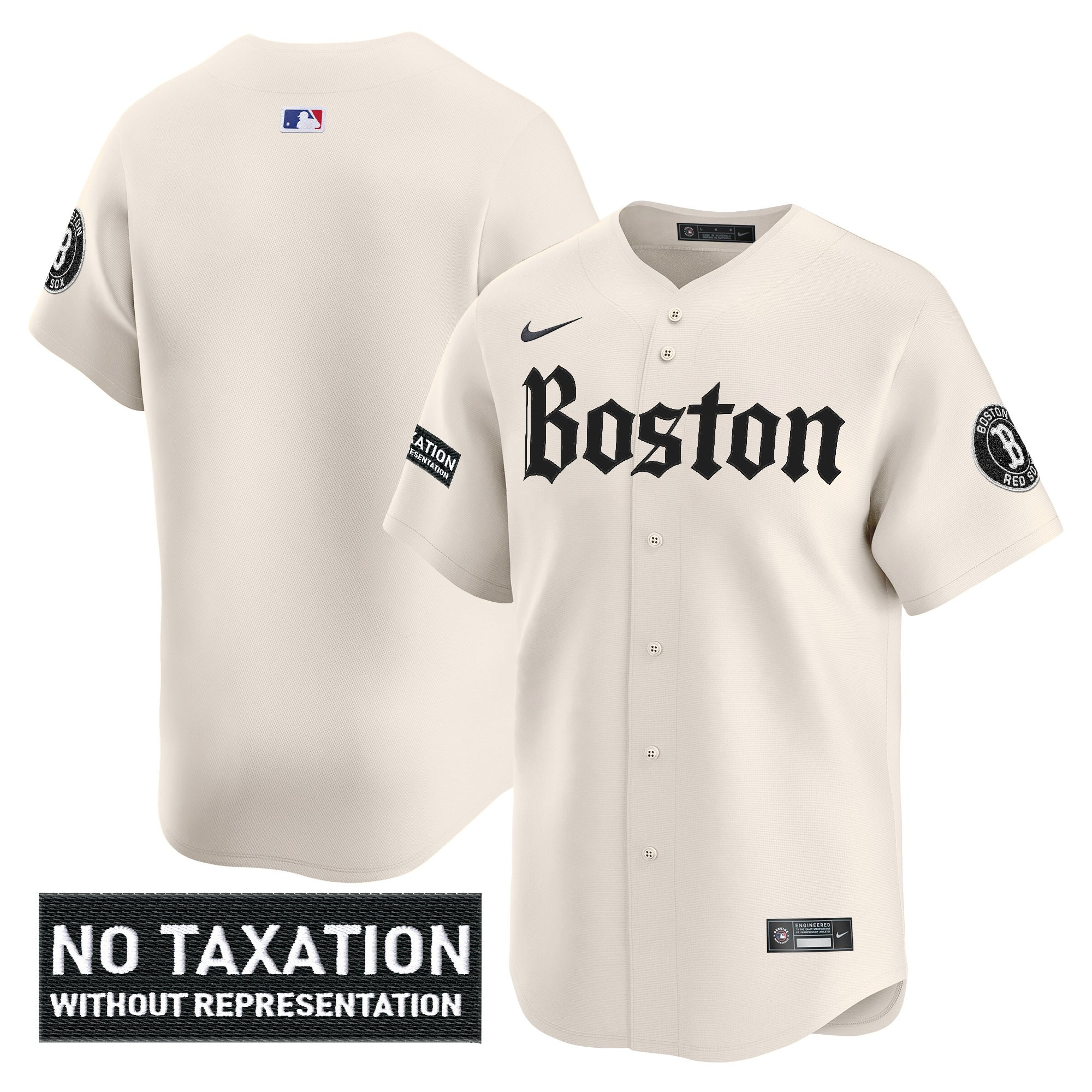 Men's Boston Red Sox Retro Newspaper Edition Vapor Premier Limited Retro Newspaper Jersey - All Stitched