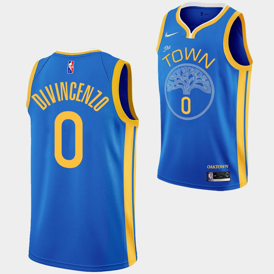 Men's Donte DiVincenzo Donte DiVincenzo Golden State Warriors 2022-23 Earned Edition Jersey - All Stitched