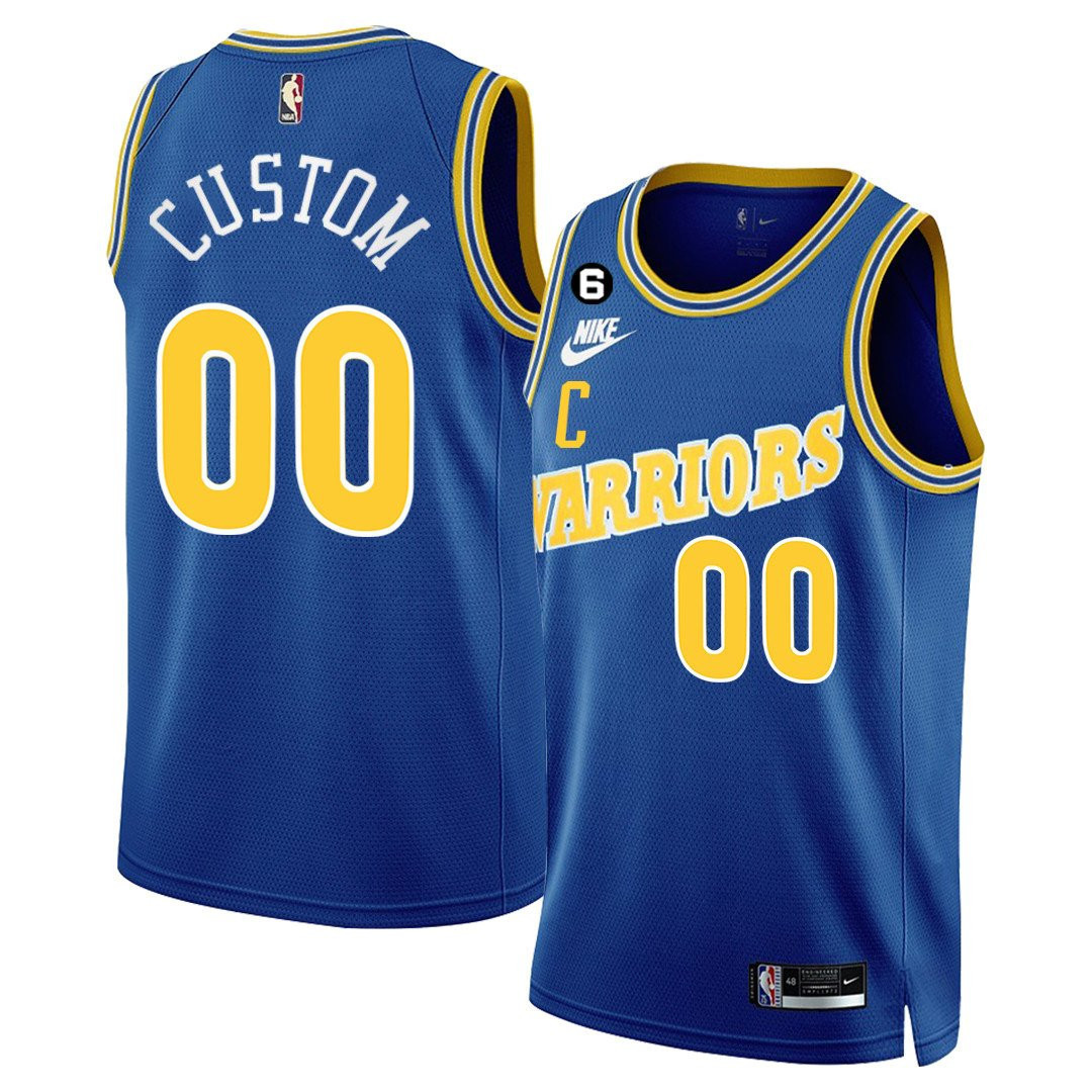 Men's Golden State Warriors 2022/23 Players Custom Classic Jersey - All Stitched
