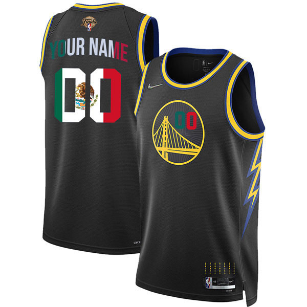 Men's Golden State Warriors Custom Mexico Mexico Jersey - All Stitched