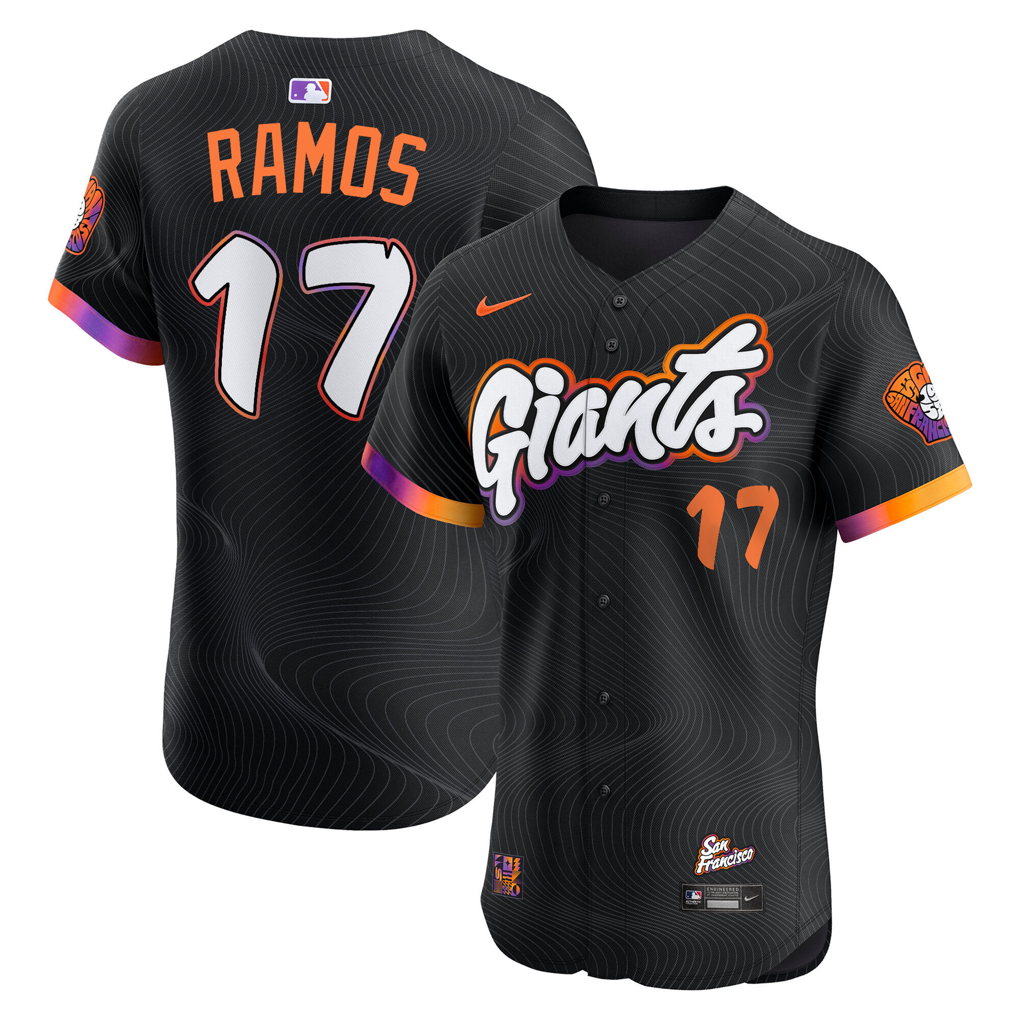 Men's Heliot Ramos San Francisco Giants 2025 City Connect Vapor Premier Elite Jersey - All Stitched