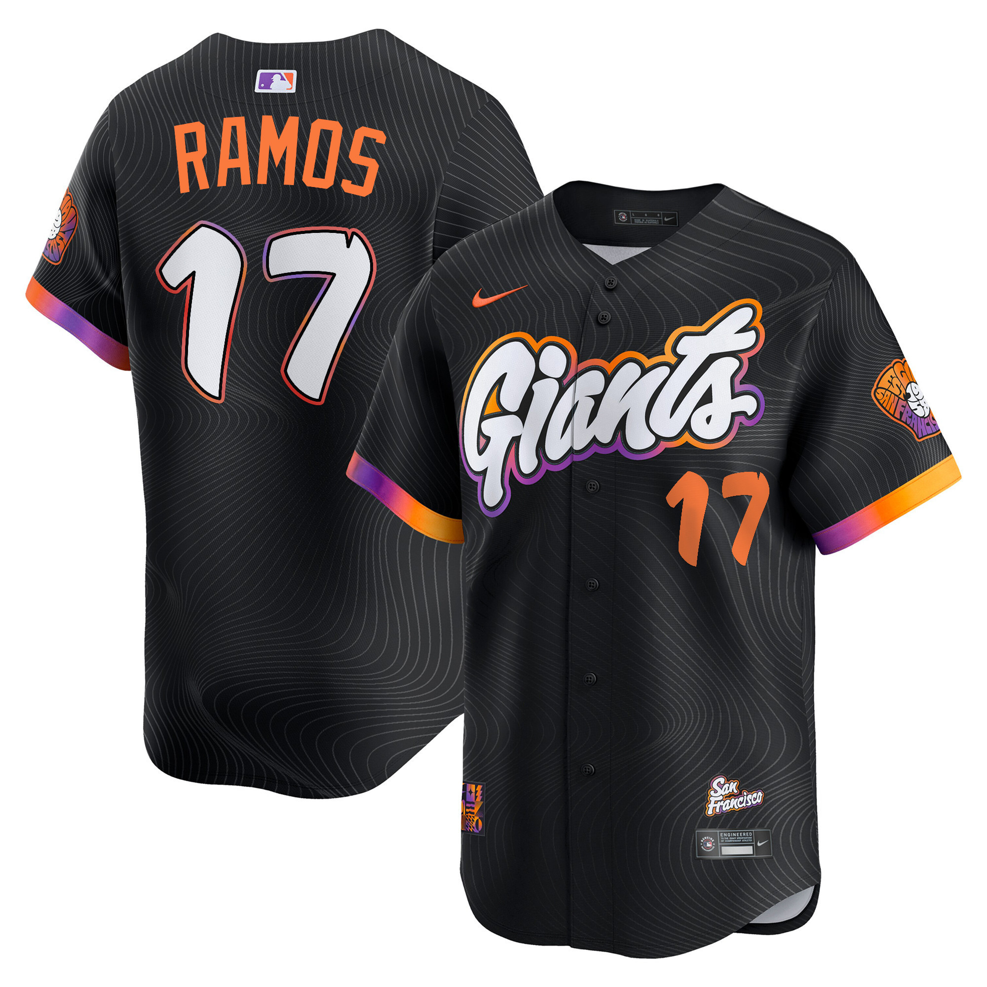 Men's Heliot Ramos San Francisco Giants 2025 City Connect Vapor Premier Limited Jersey - All Stitched