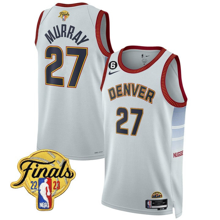 Men's Jamal Murray Denver Nuggets NBA Finals Patch City Edition Jersey Collection Ãƒâ€šÃ¢â‚¬â€œ All Stitched