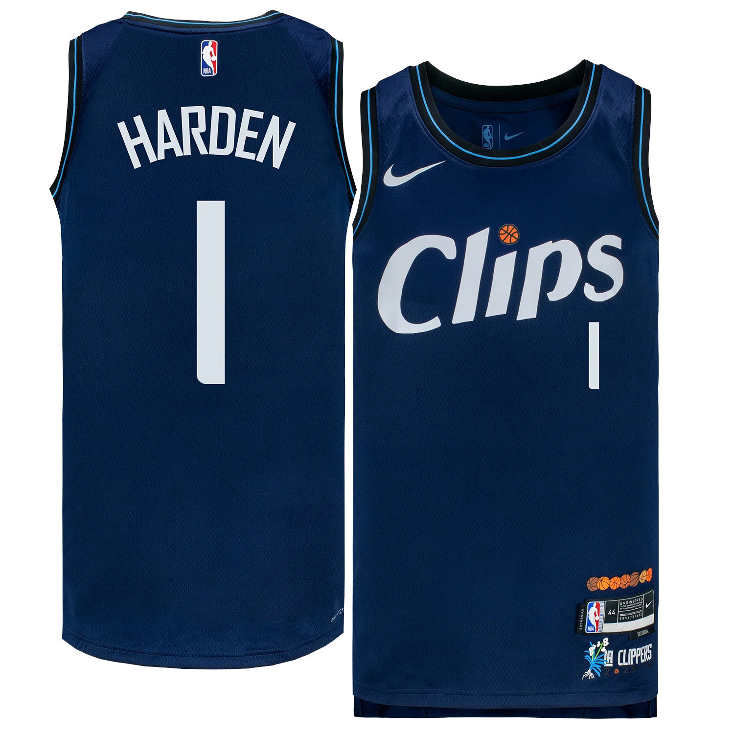 Men's James Harden 2023-24 Los Angeles Clippers City Edition City Edition Jersey - All Stitched