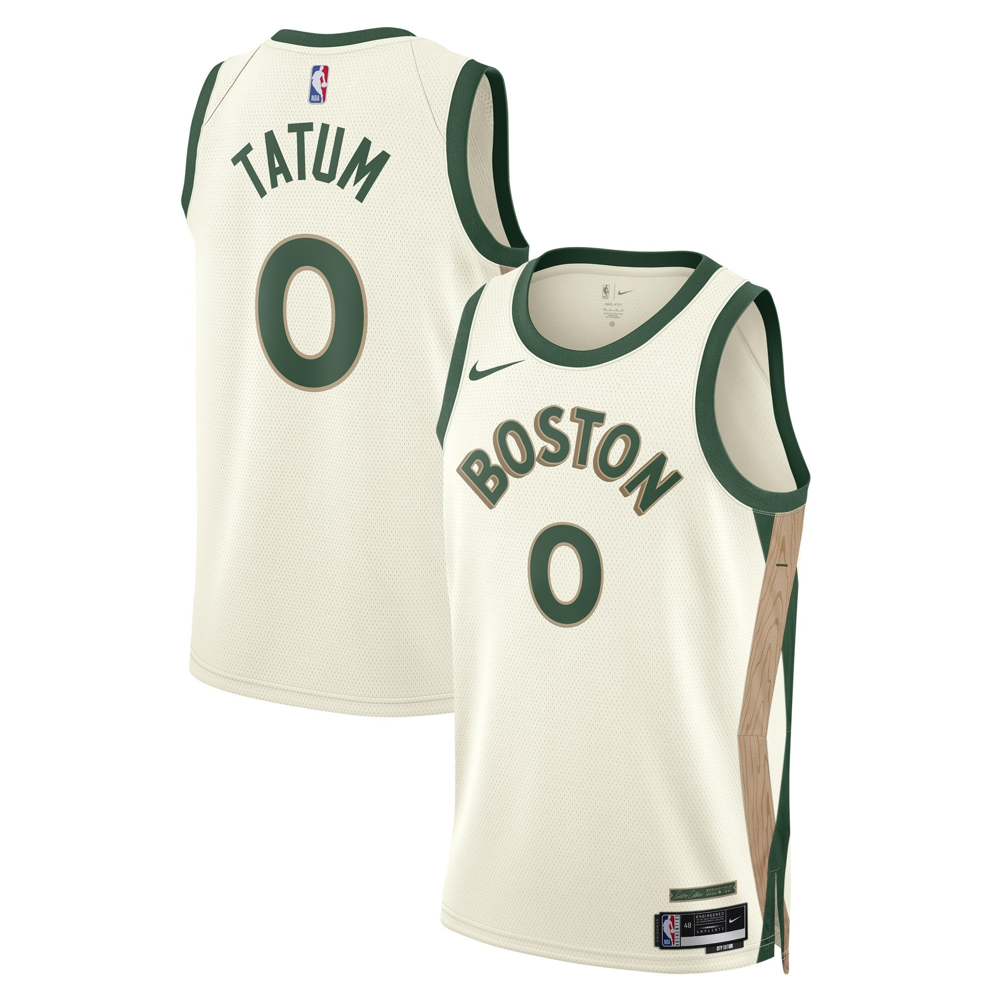 Men's Jayson Tatum Boston Celtics 2023/24 Swingman City Edition White Jersey - All Stitched