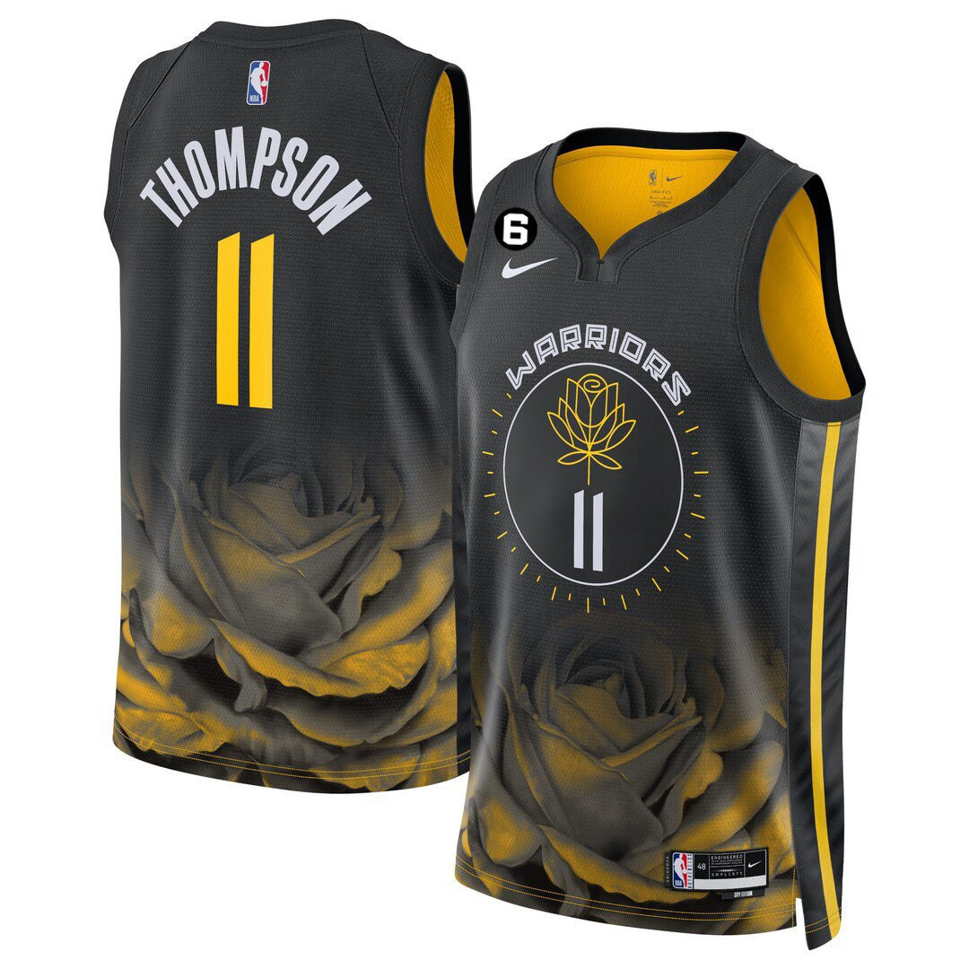 Men's Klay Thompson Golden State Warriors 2022/23 Players Jersey - City Edition - All Stitched