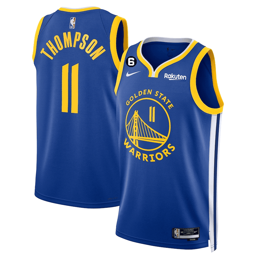 Men's Klay Thompson Golden State Warriors 2022/23 Players Jersey - Icon Royal Edition - All Stitched