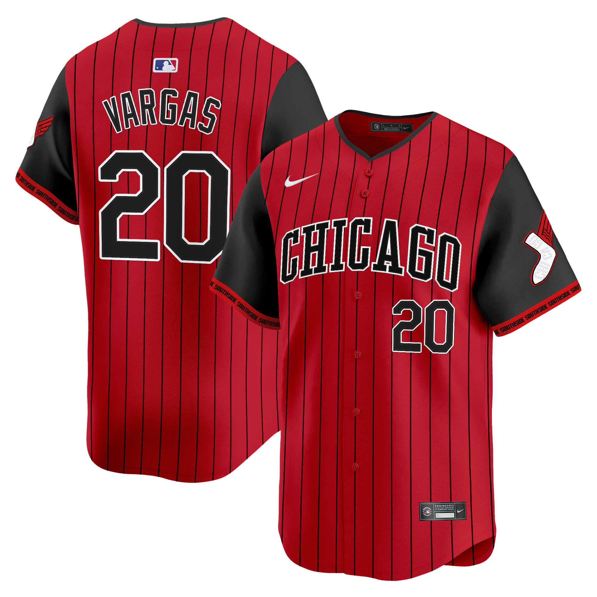 Men's Miguel Vargas Chicago White Sox 2025 City Connect Vapor Premier Limited Jersey - All Stitched