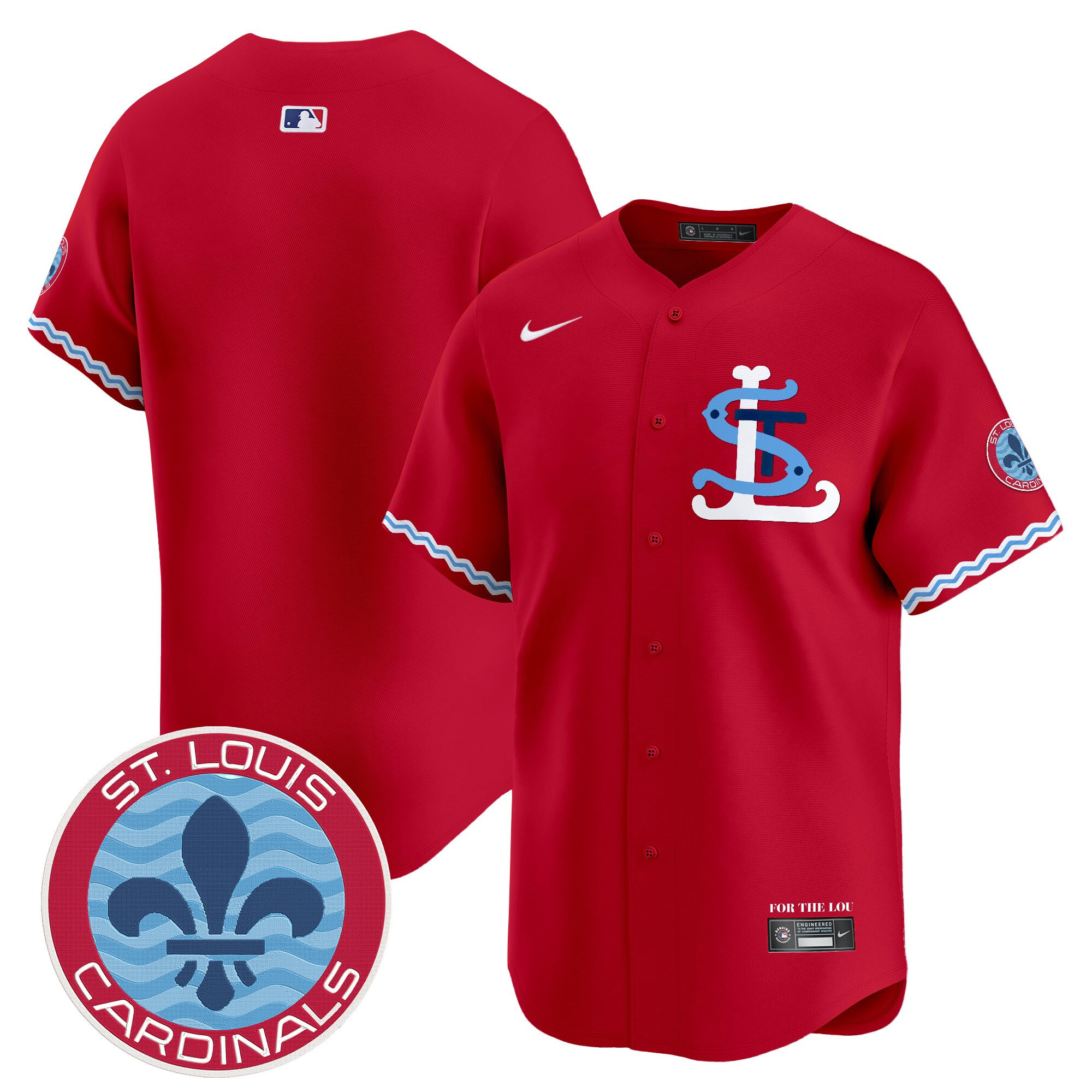 Men's St. Louis Cardinals City Connect Vapor Premier Limited Jersey - All Stitched