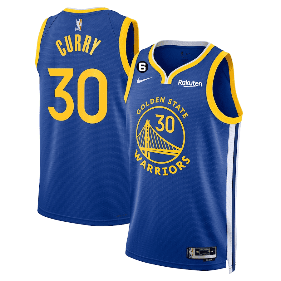 Men's Stephen Curry Golden State Warriors 2022/23 Players Jersey - Icon Royal Edition - All Stitched