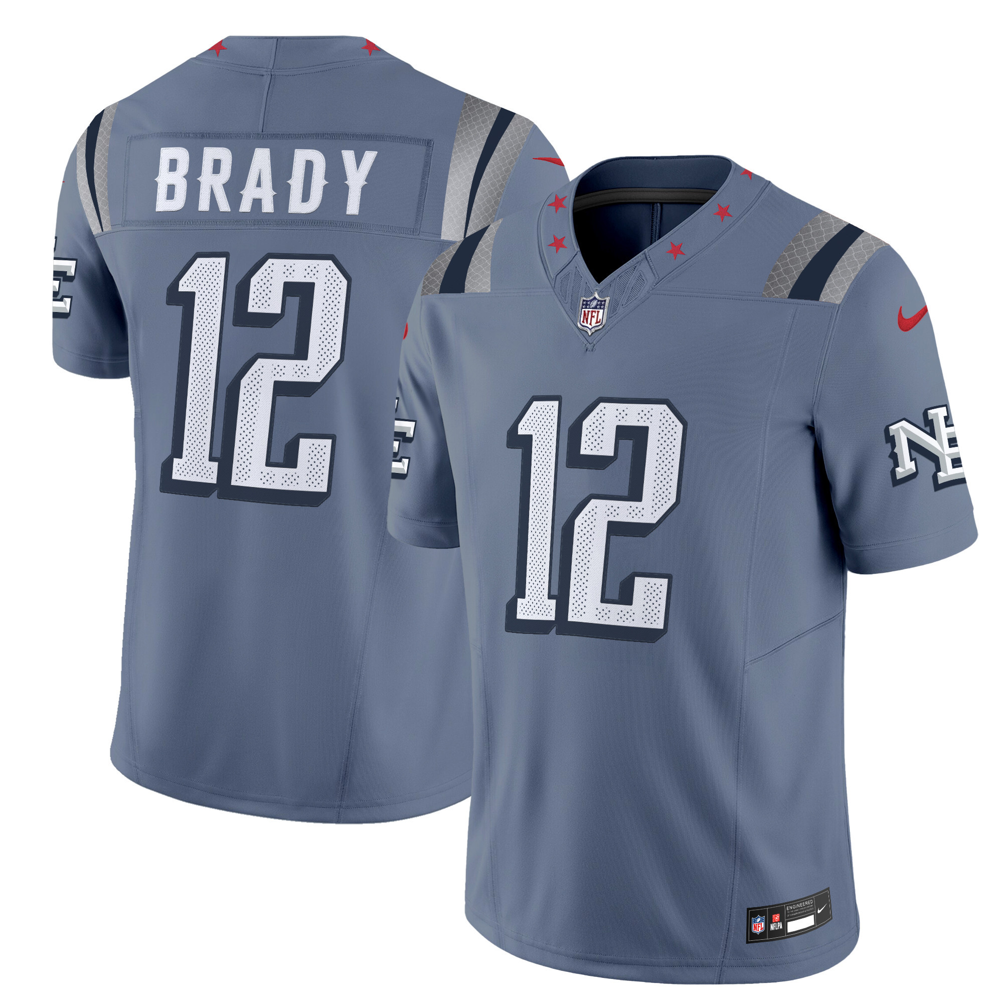 Men's Tom Brady New England Patriots 2025 Rivalries Vapor Limited Jersey - All Stitched