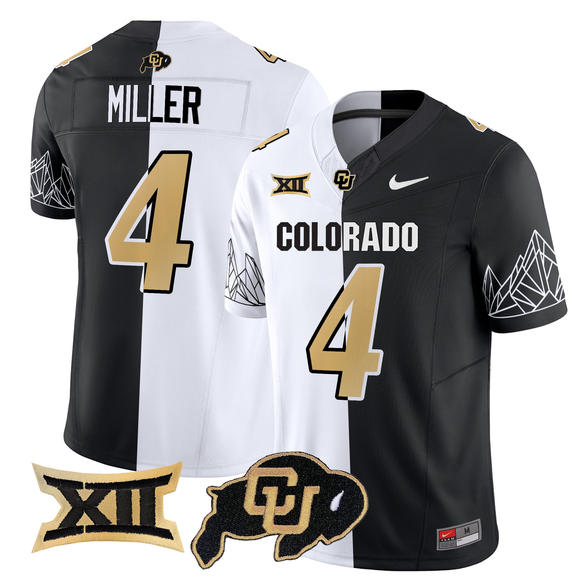 Omarion Miller Men's Colorado Buffaloes 2025 Vapor Limited Stripeout Jersey V2 - All Stitched