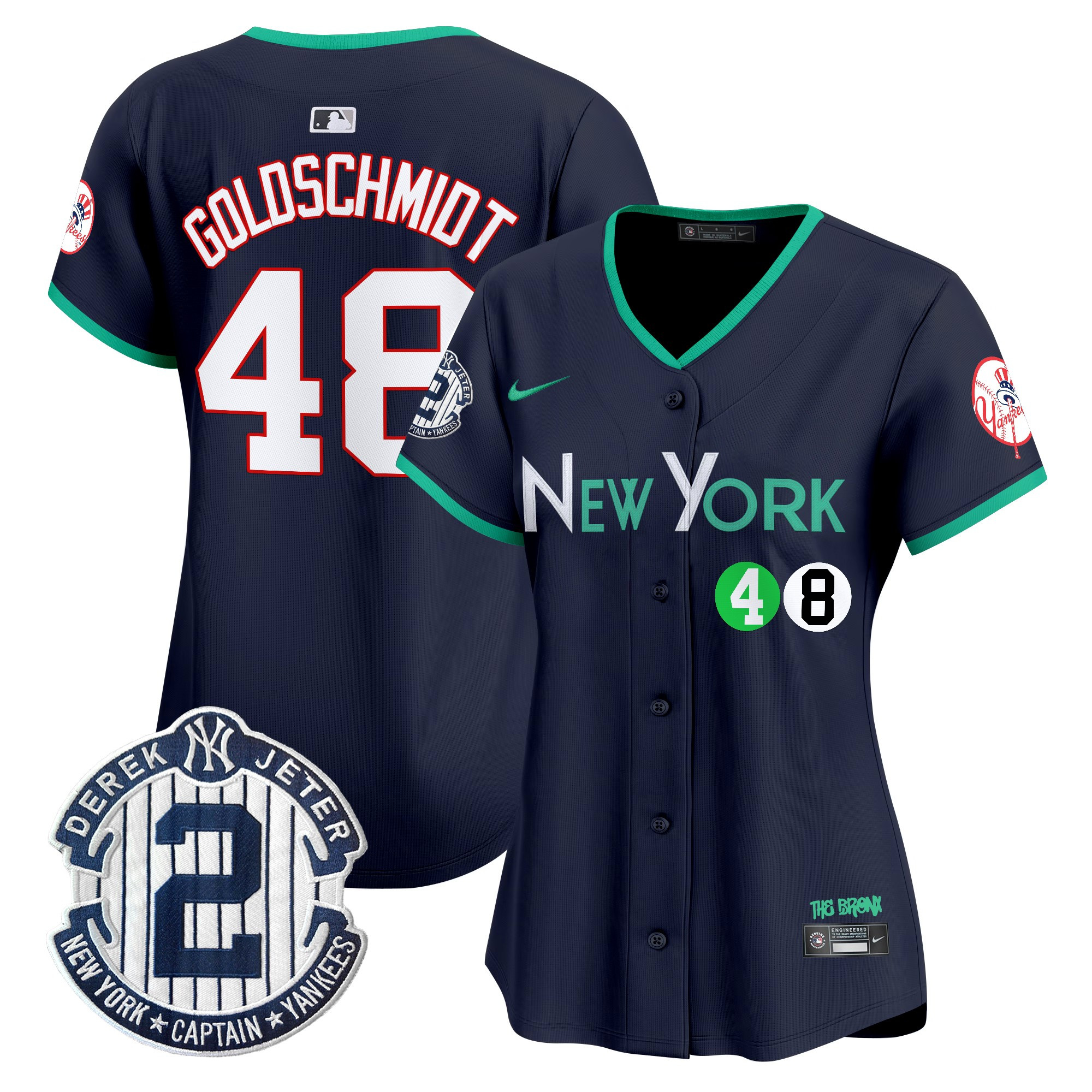 Paul Goldschmidt Women's New York Yankees City Connect Vapor Premier Limited Navy Jersey - All Stitched