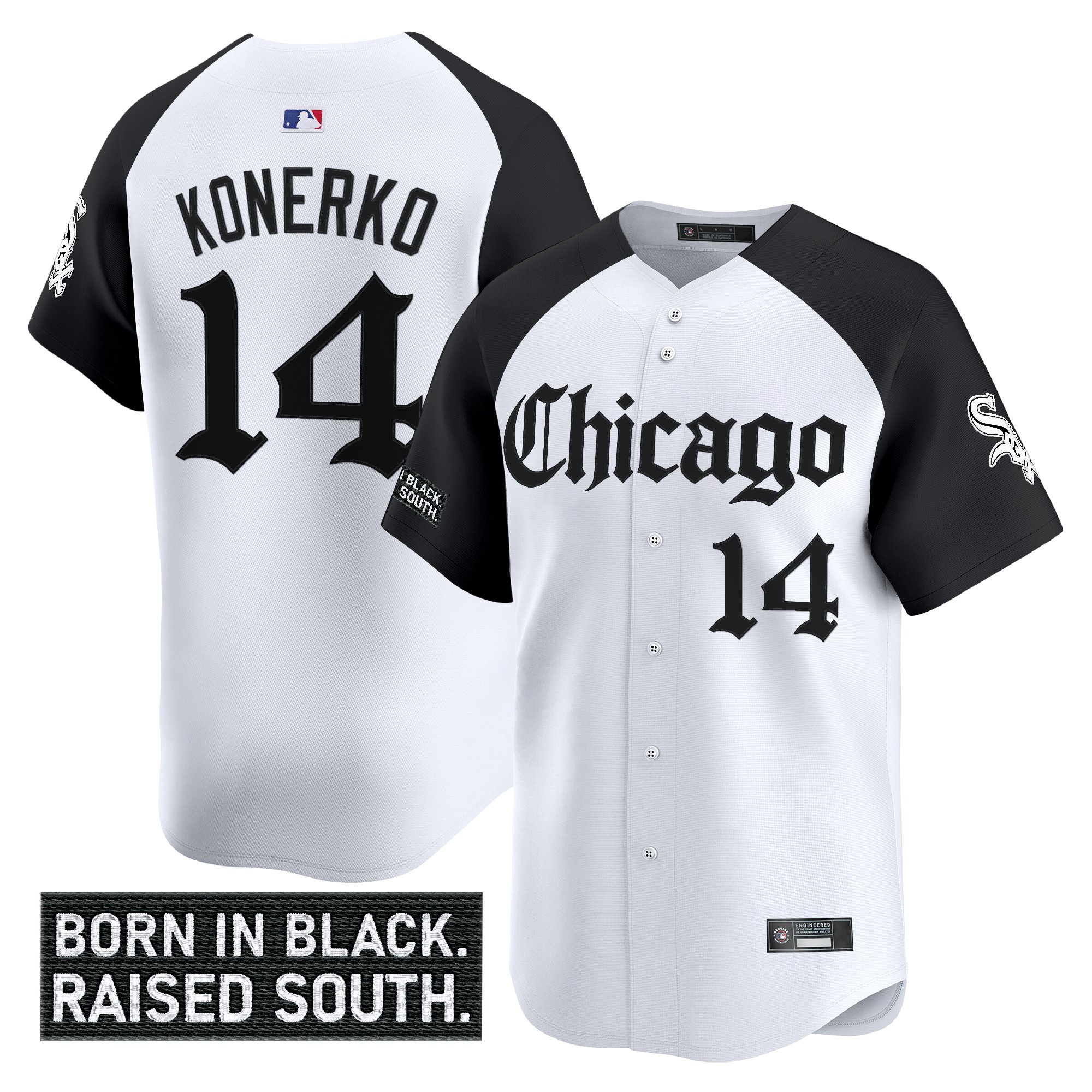 Paul Konerko Men's Chicago White Sox Gothic South Side Edition Vapor Premier Limited Alternate Jersey - All Stitched