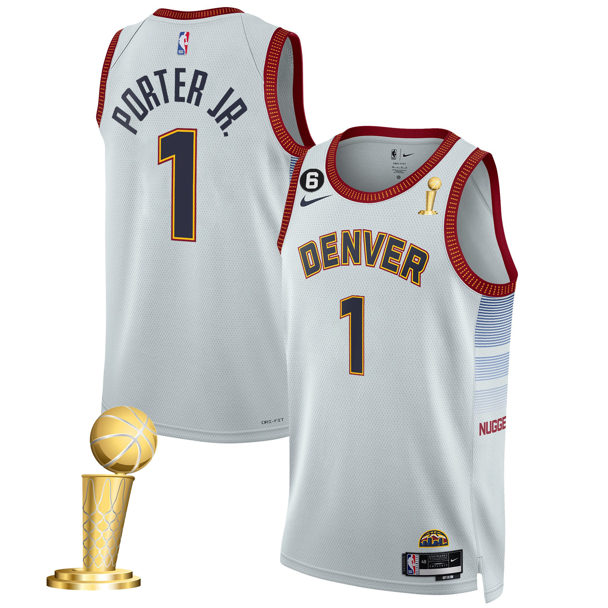 Porter Jr. Men's Denver Nuggets 2023 Champions City Jersey Collection - All Stitched