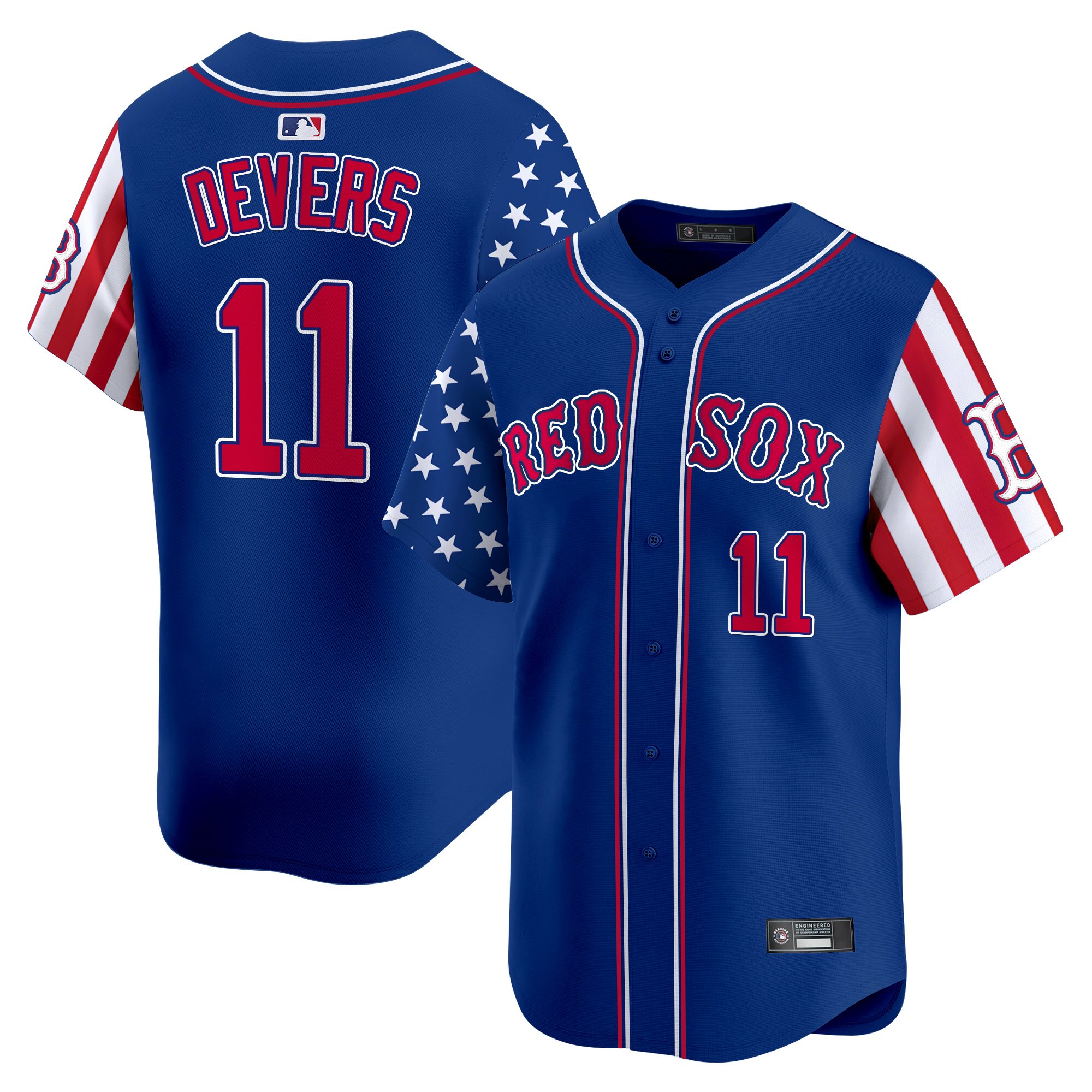 Rafael Devers Men's Boston Red Sox 2025 Memorial Day Vapor Premier Limited Royal Jersey - All Stitched