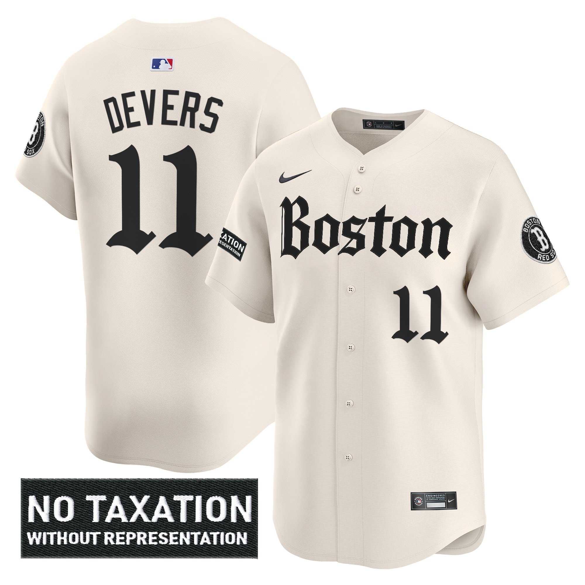 Rafael Devers Men's Boston Red Sox Retro Newspaper Edition Vapor Premier Limited Retro Newspaper Jersey - All Stitched