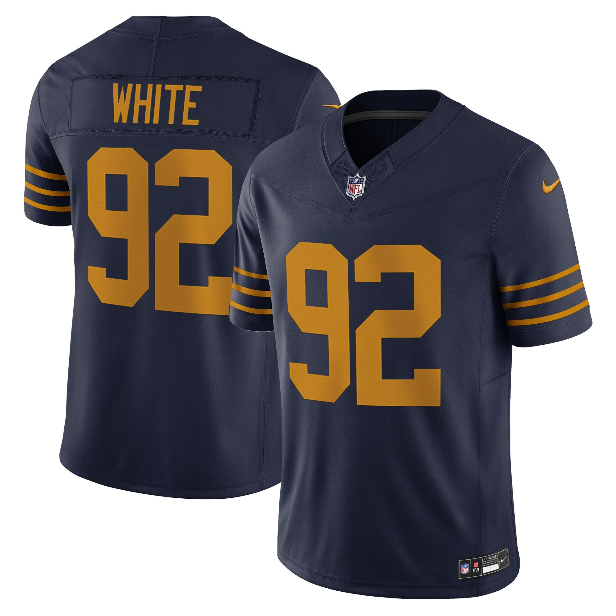 Reggie White Men's Green Bay Packers The 1923 Classic Vapor Limited Navy Jersey - All Stitched