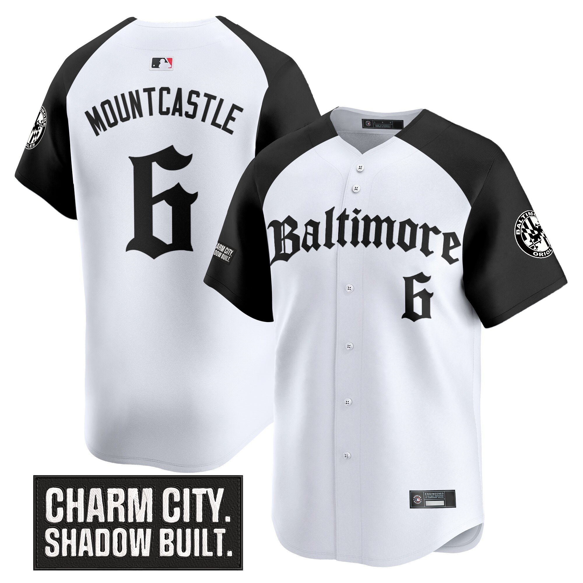 Ryan Mountcastle Men's Baltimore Orioles 'Gothic Harbor Edition Vapor Premier Limited Alternate Jersey - All Stitched