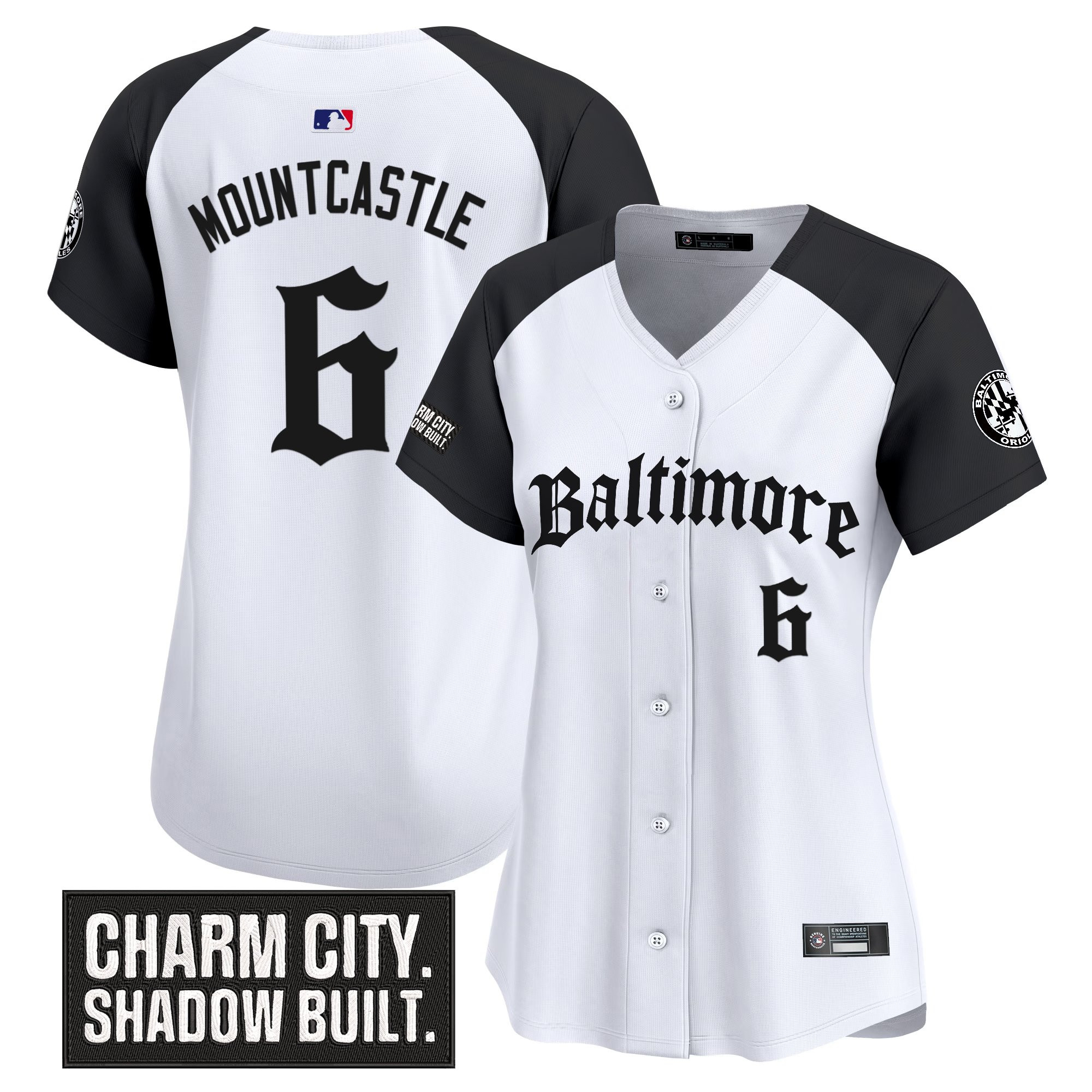 Ryan Mountcastle Women's Baltimore Orioles Gothic Harbor Edition Vapor Premier Limited Alternate Jersey - All Stitched