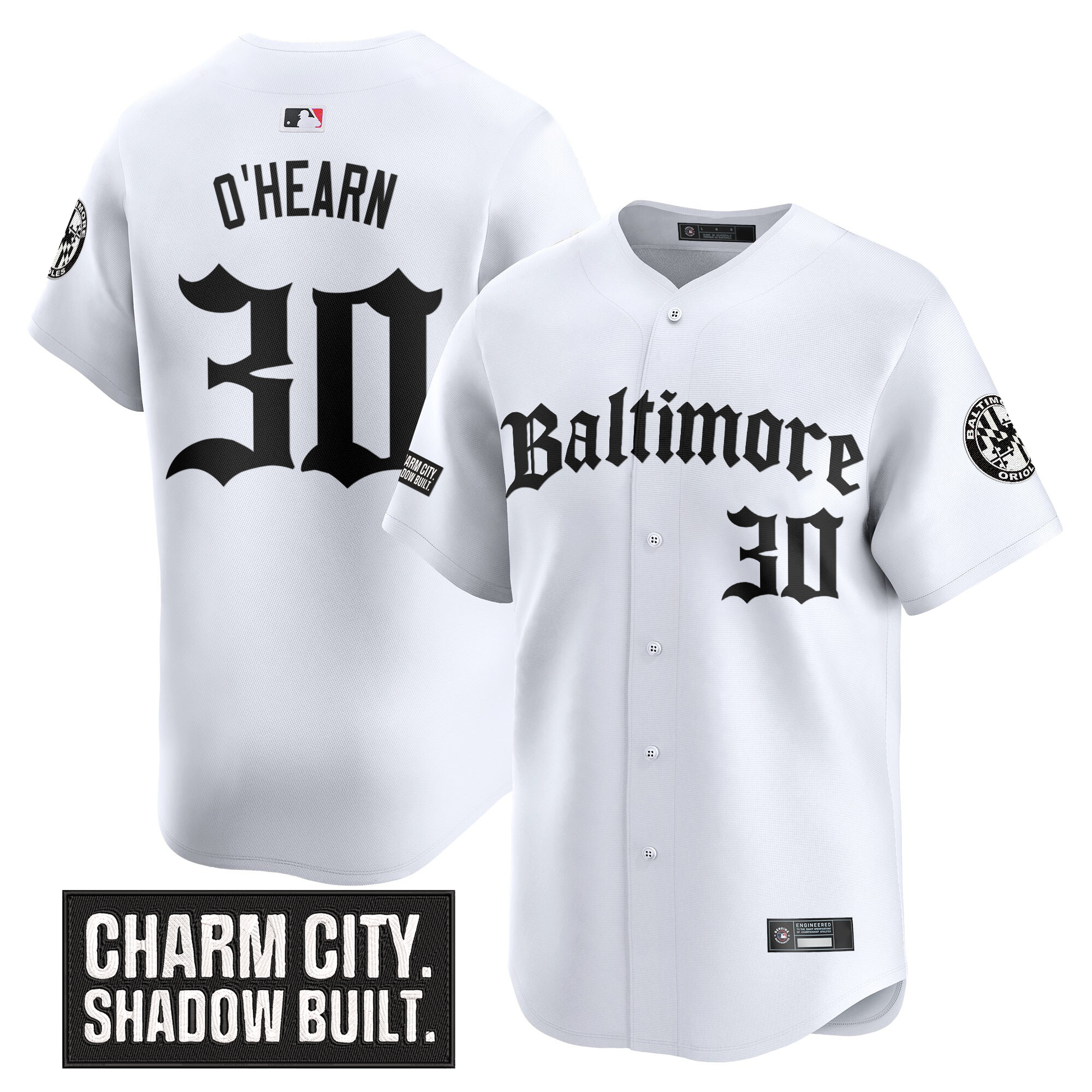 Ryan OHearn Men's Baltimore Orioles 'Gothic Harbor Edition Vapor Premier Limited White Jersey - All Stitched