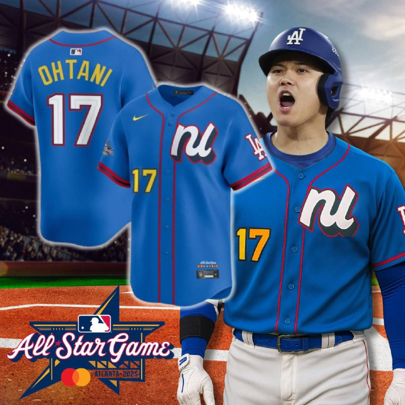 Shoheil Ohtani National League 2025 All-Star Edition Limited Men Jersey - Blue (Ohtani)