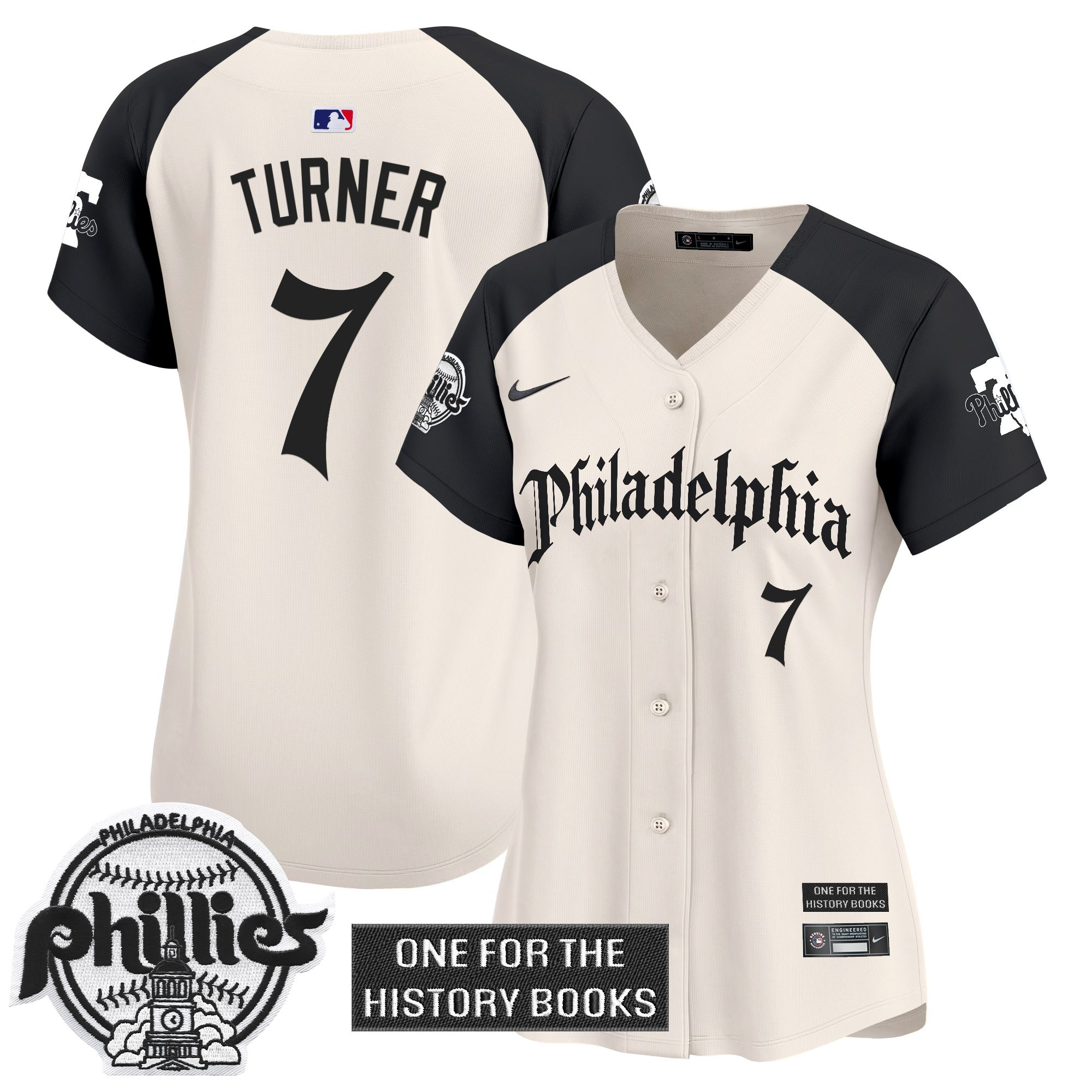 Trea Turner Women's Philadelphia Phillies Retro Newspaper Edition Vapor Premier Limited Alternate Jersey - All Stitched