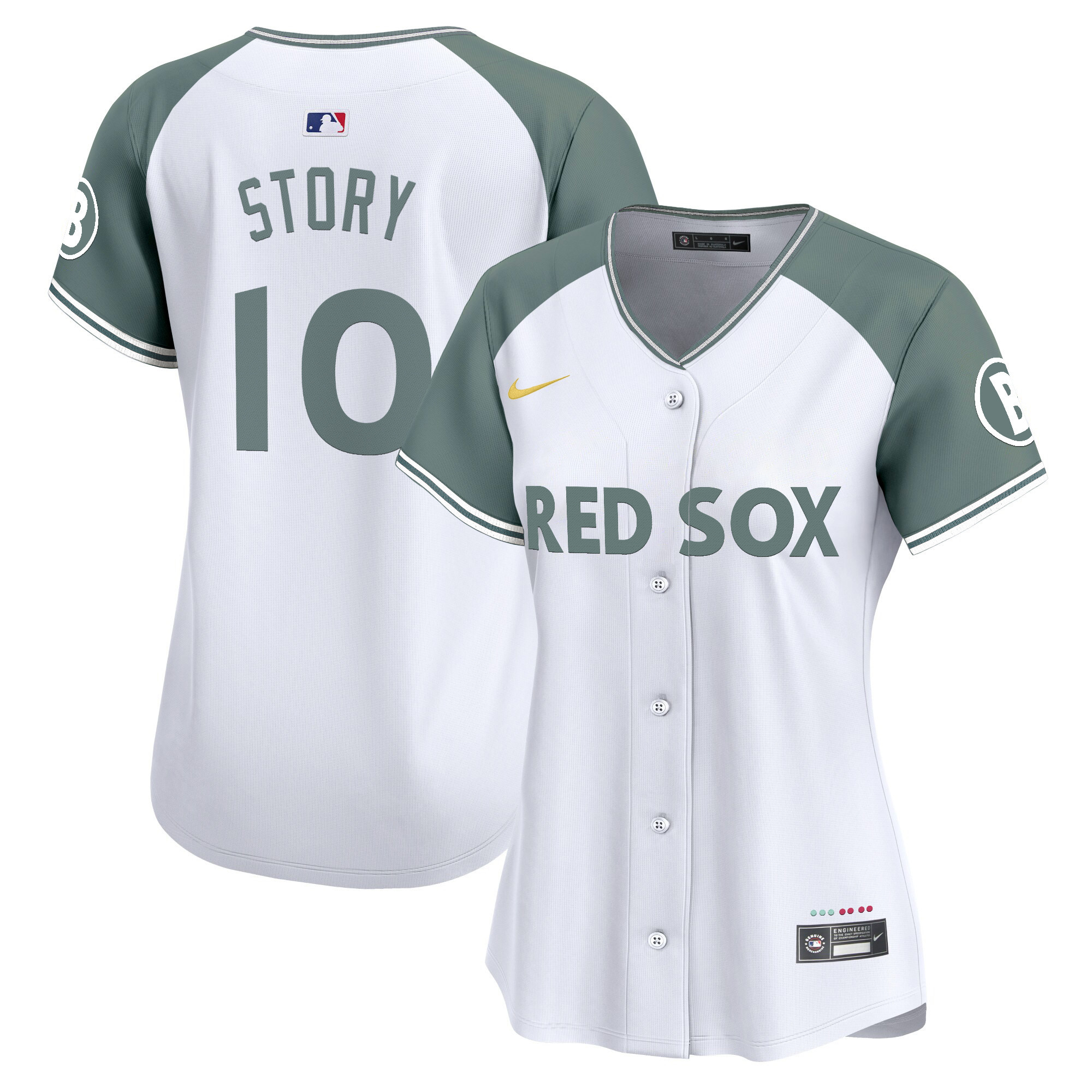 Trevor Story Women's Boston Red Sox 2025 City Connect Vapor Premier Limited Alternate Jersey - All Stitched