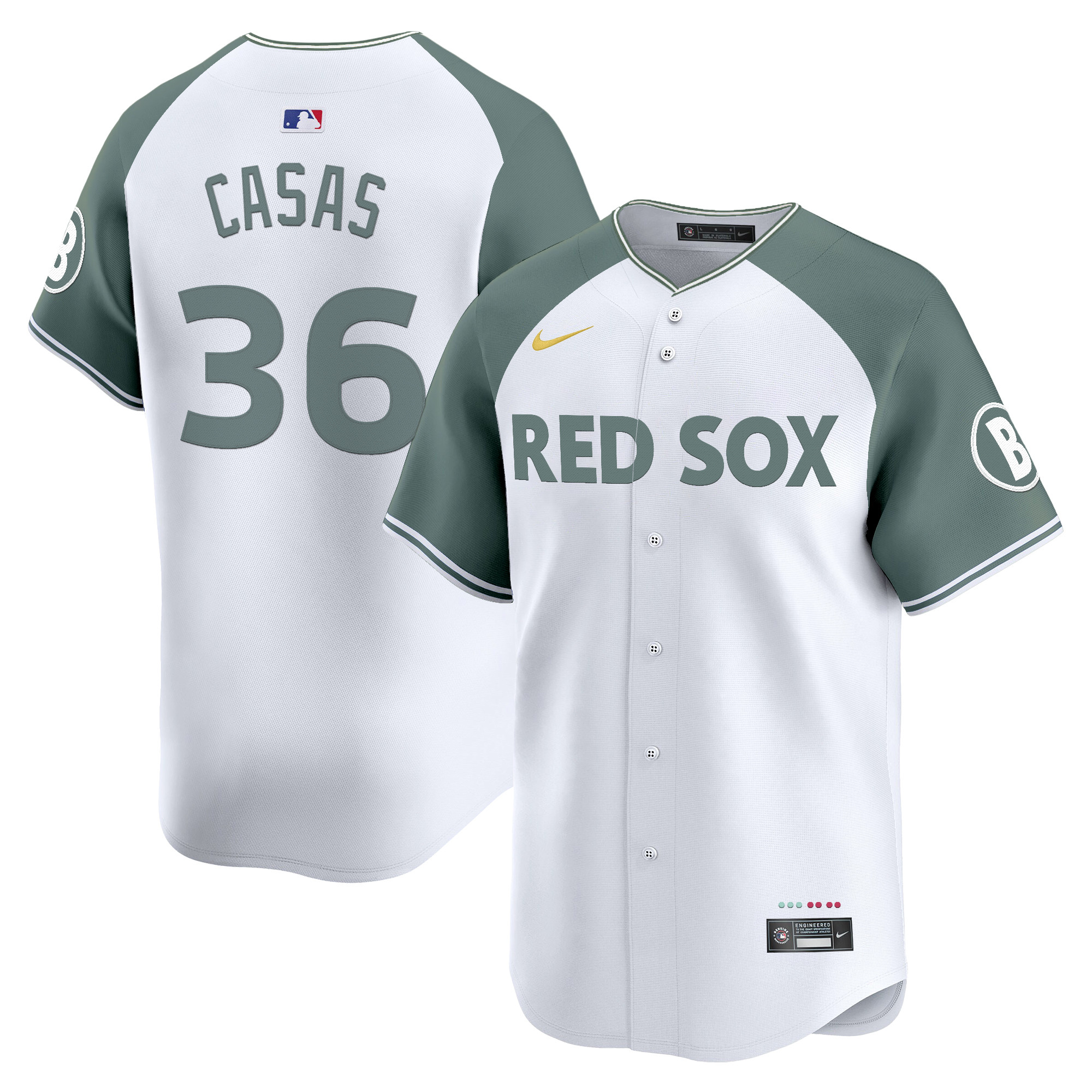 Triston Casas Men's Boston Red Sox 2025 City Connect Vapor Premier Limited Alternate Jersey - All Stitched