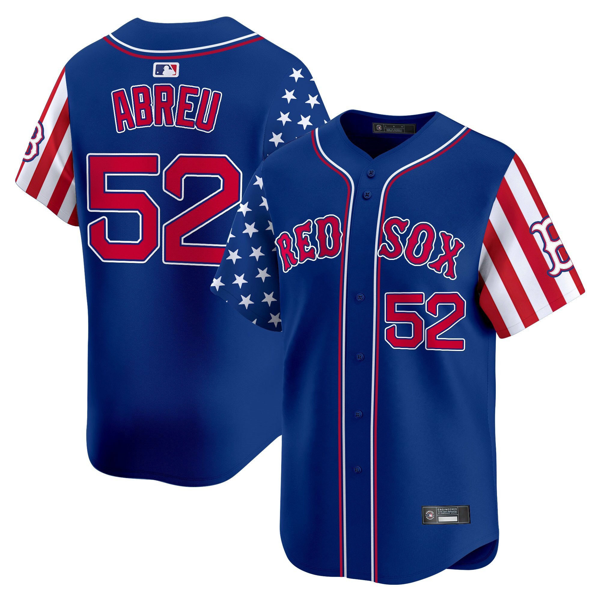 Wilyer Abreu Men's Boston Red Sox 2025 Memorial Day Vapor Premier Limited Royal Jersey - All Stitched