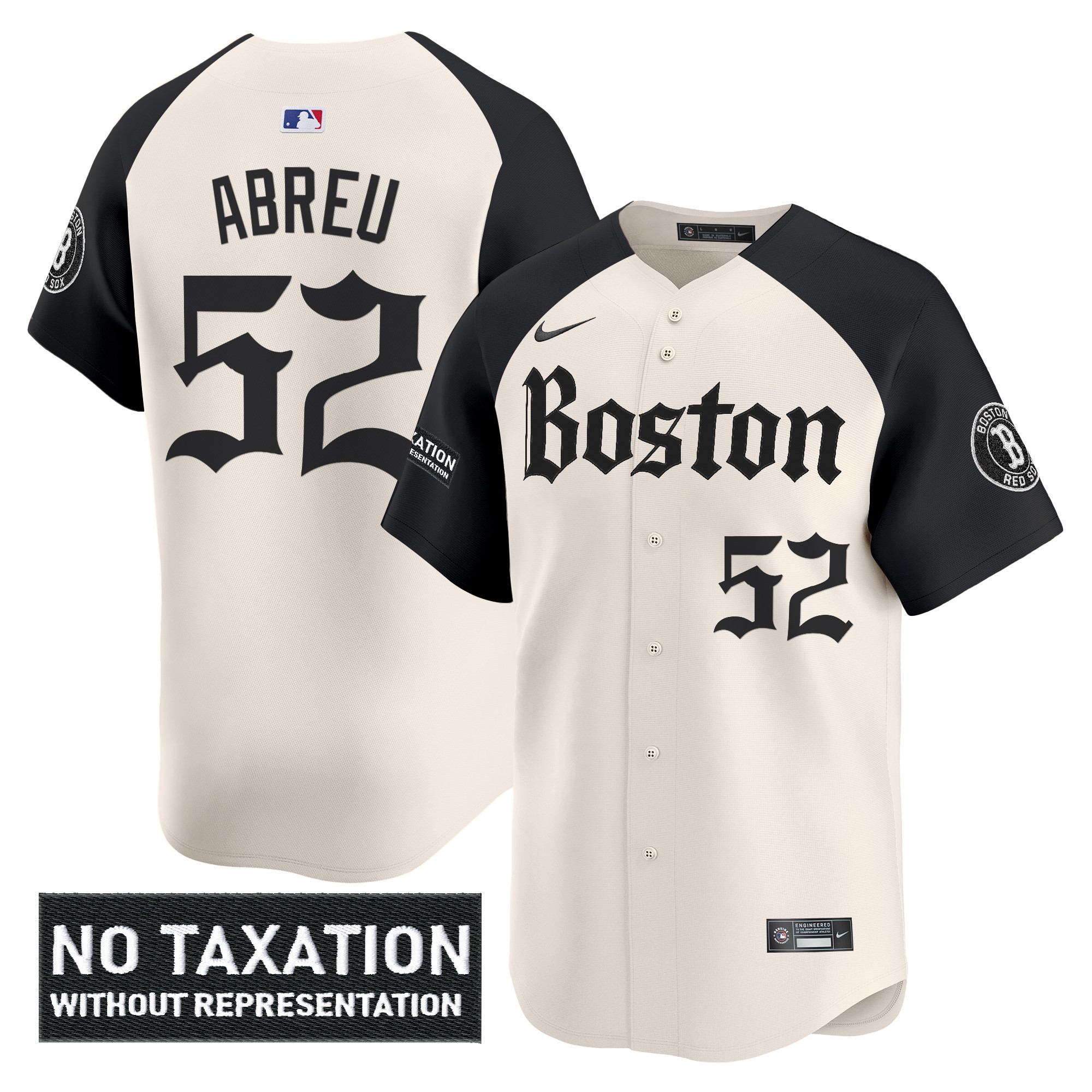 Wilyer Abreu Men's Boston Red Sox Retro Newspaper Edition Vapor Premier Limited Alternate Jersey - All Stitched