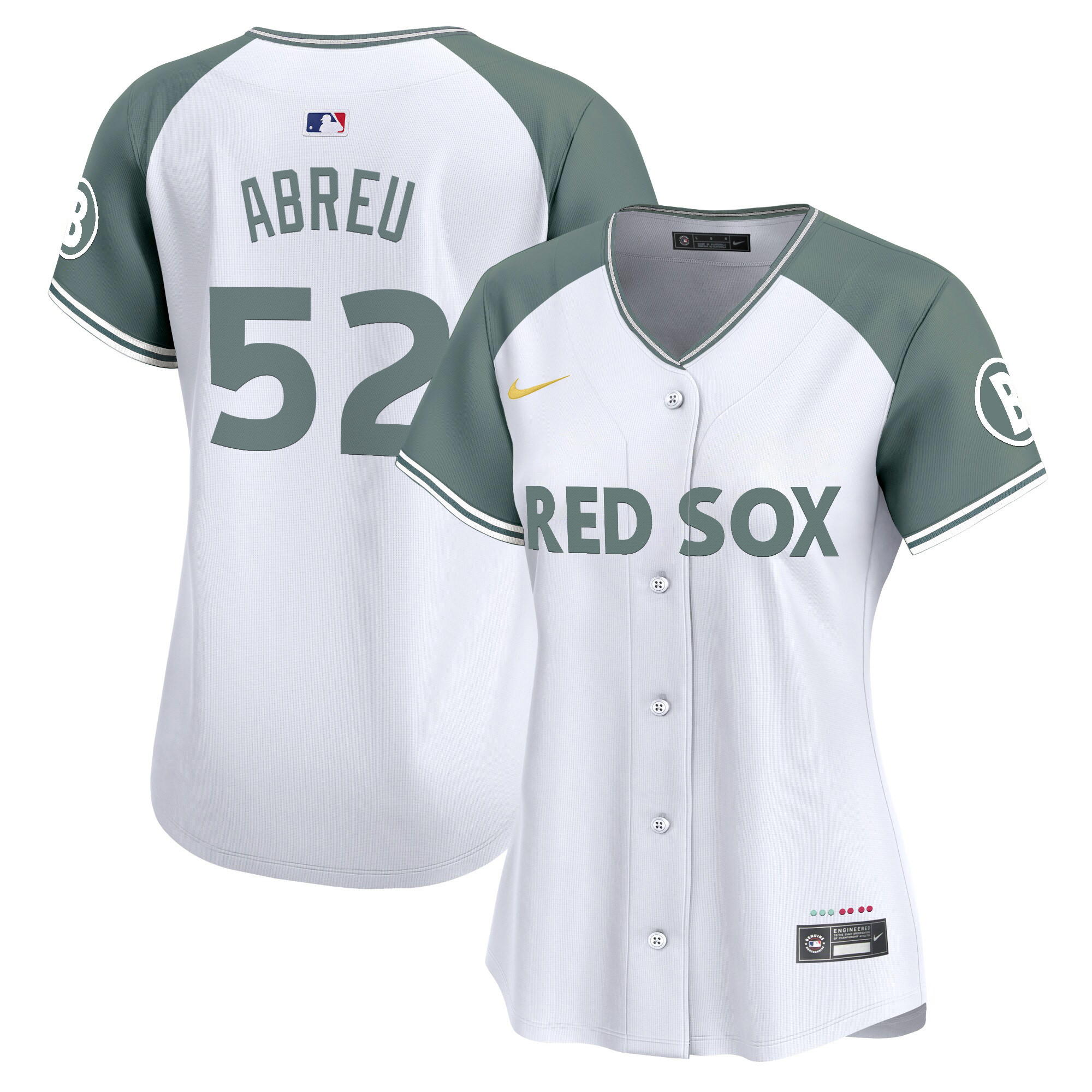 Wilyer Abreu Women's Boston Red Sox 2025 City Connect Vapor Premier Limited Alternate Jersey - All Stitched