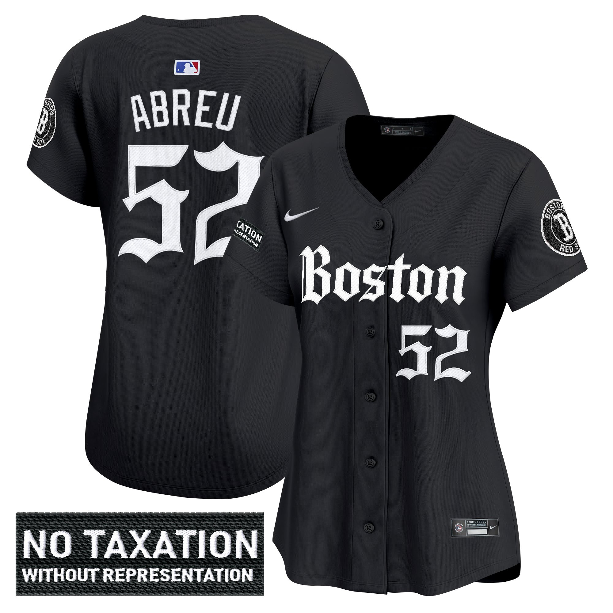 Wilyer Abreu Women's Boston Red Sox Retro Newspaper Edition Vapor Premier Limited Black Jersey - All Stitched