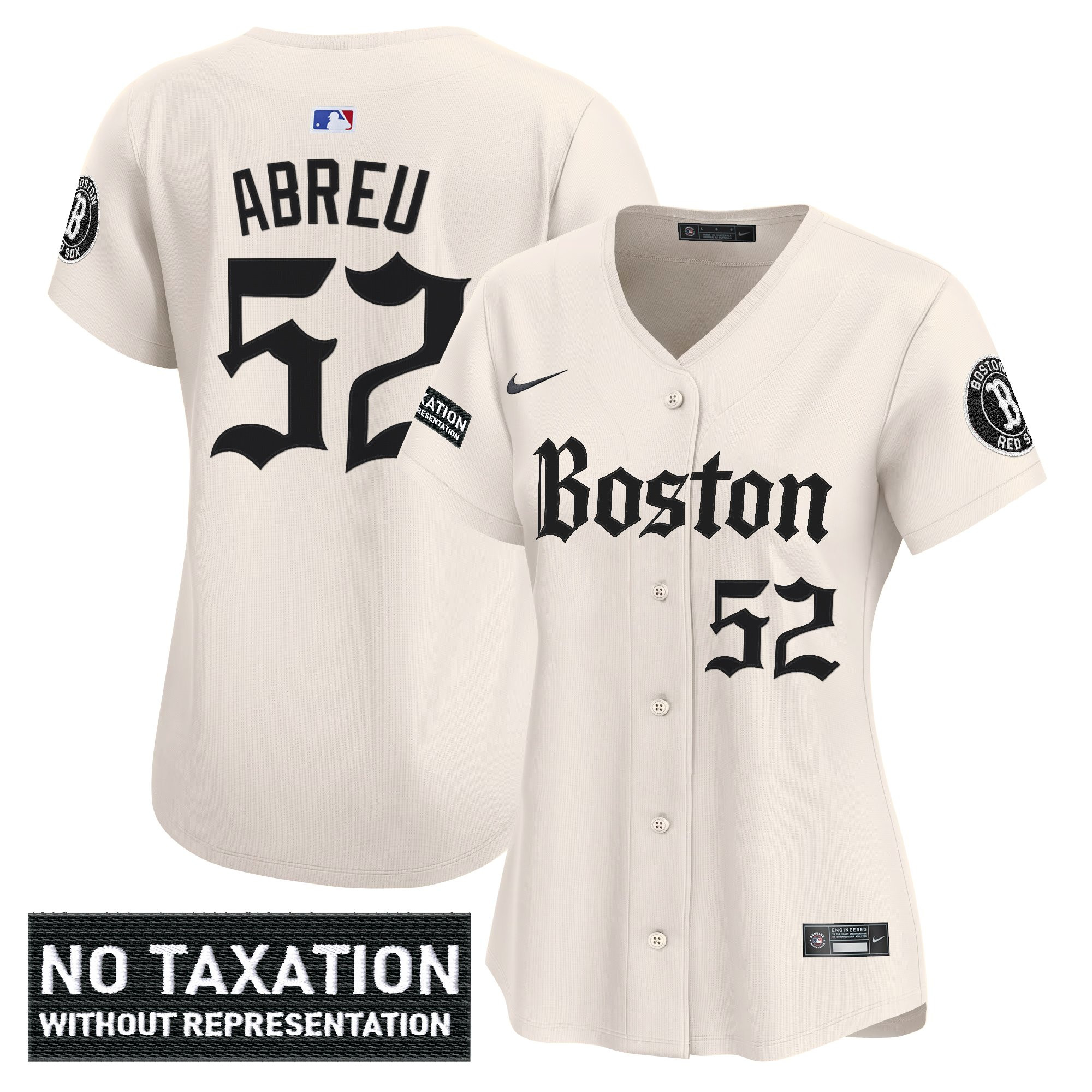 Wilyer Abreu Women's Boston Red Sox Retro Newspaper Edition Vapor Premier Limited Retro Newspaper Jersey - All Stitched