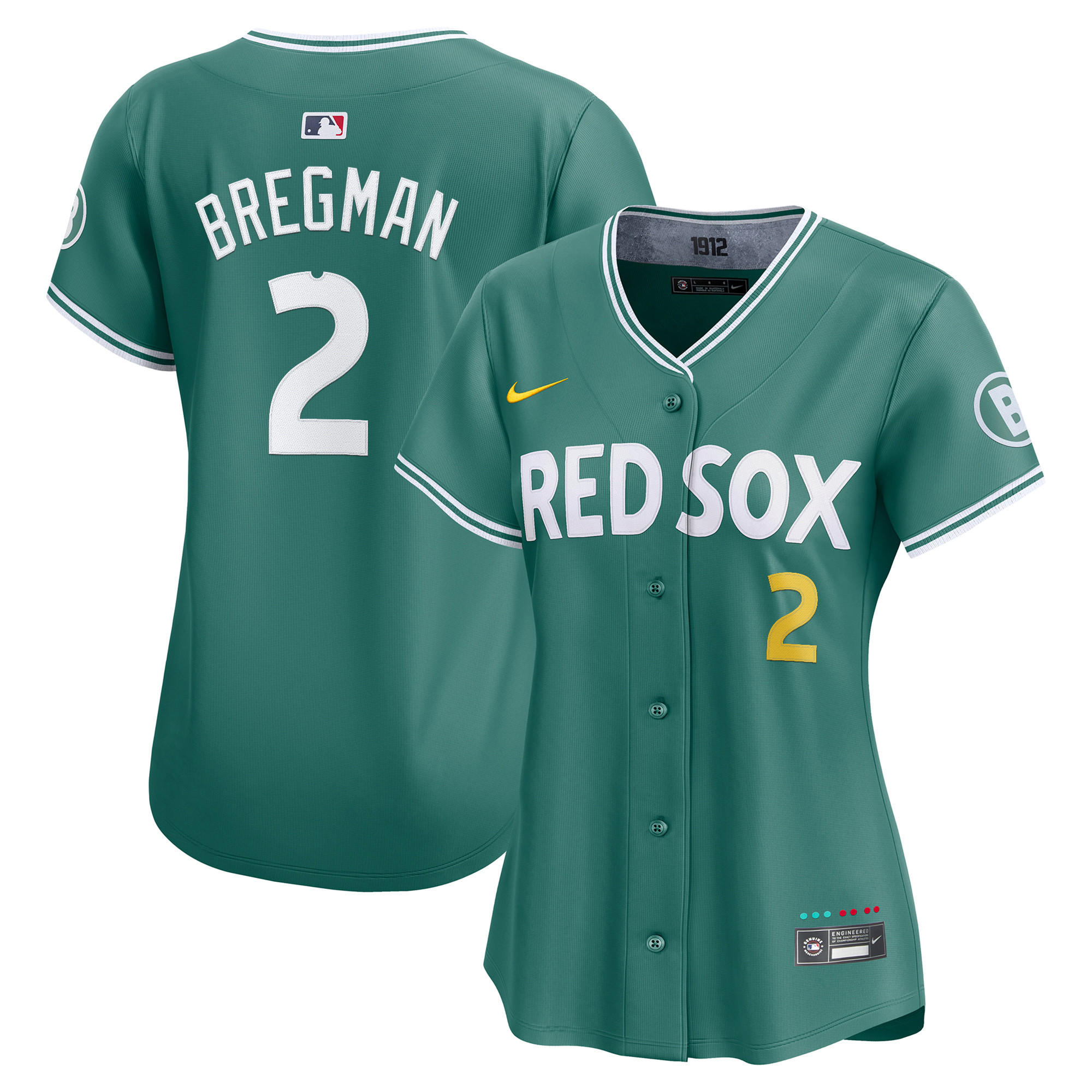 Women's Boston Red Sox 2025 City Connect Vapor Premier Limited Alex Bregman Jersey V2 - All Stitched